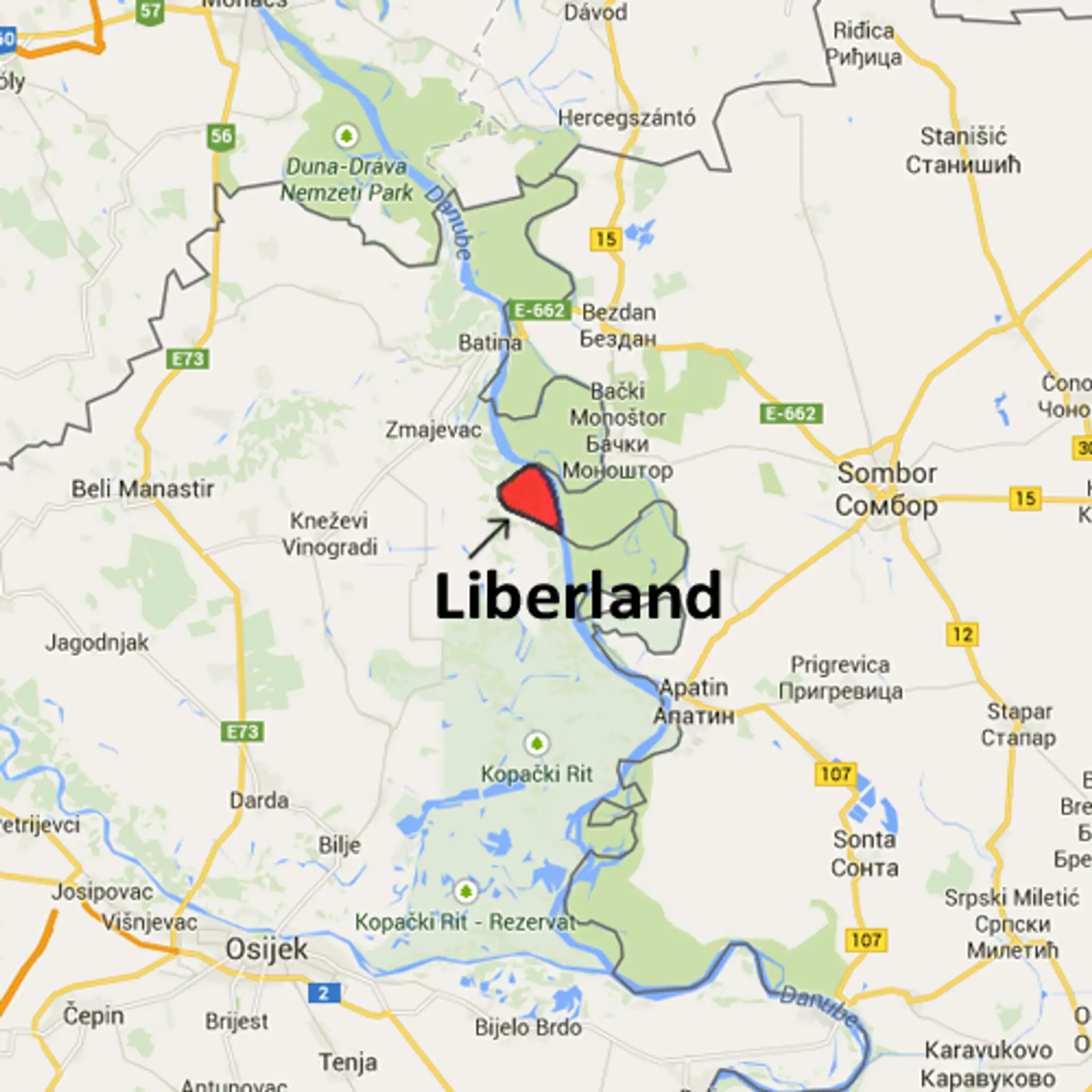 Územie Liberlandu