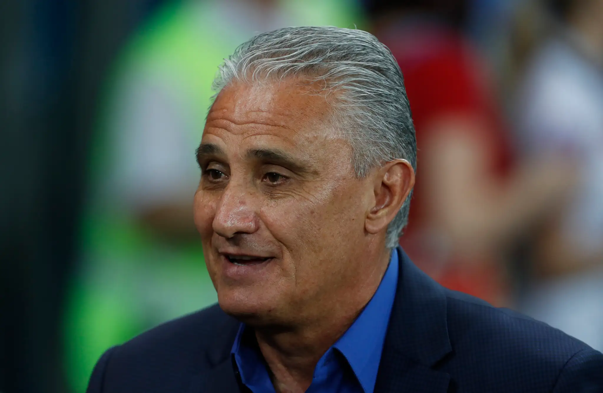 Tréner Brazílie Tite počas duelu na MS 2018 proti Švajčiarsku.