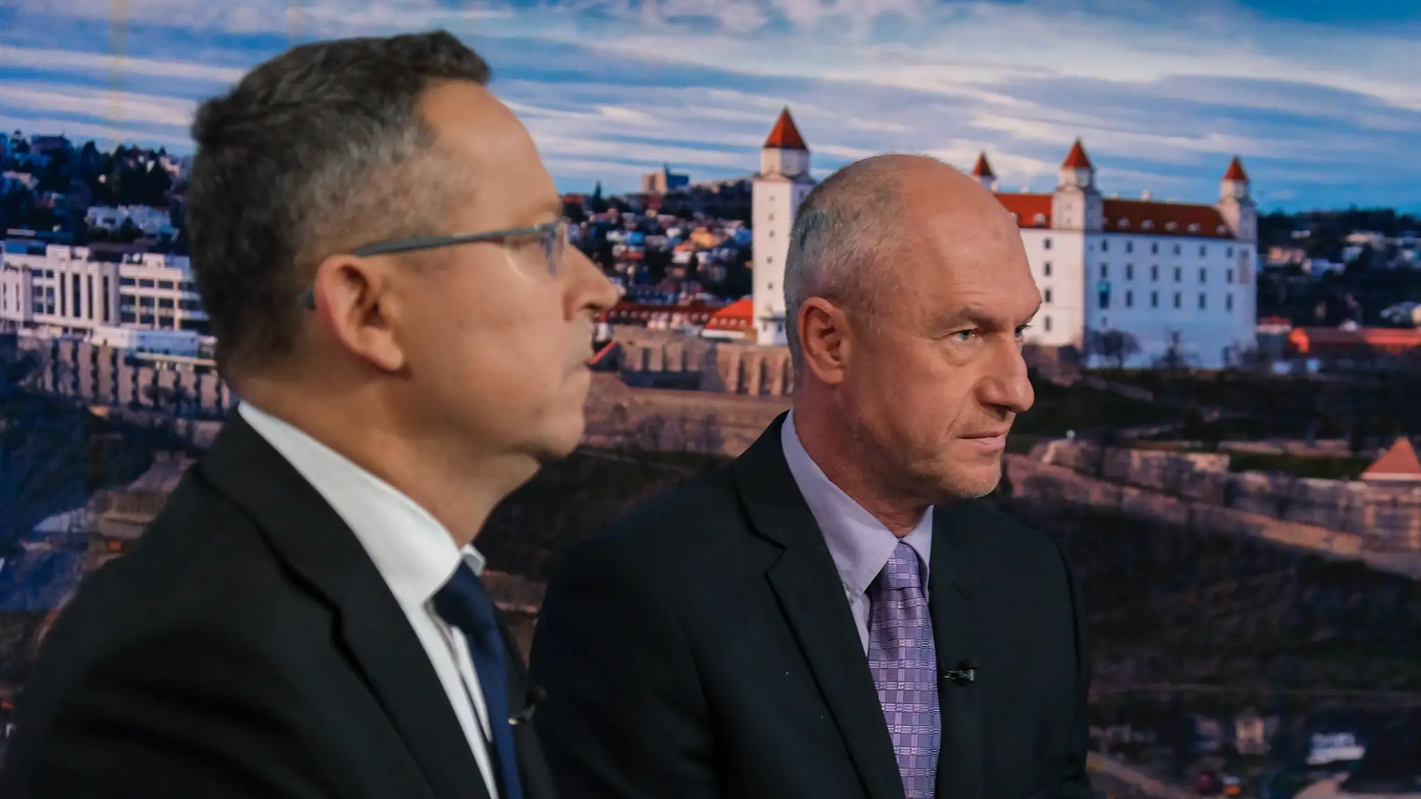 Ladislav Kamenický a Karel Hirman v relácii Na telo.