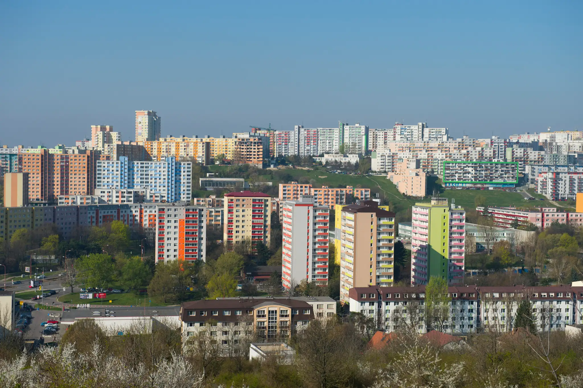 Na snímke bratislavské sídlisko Dlhé diely