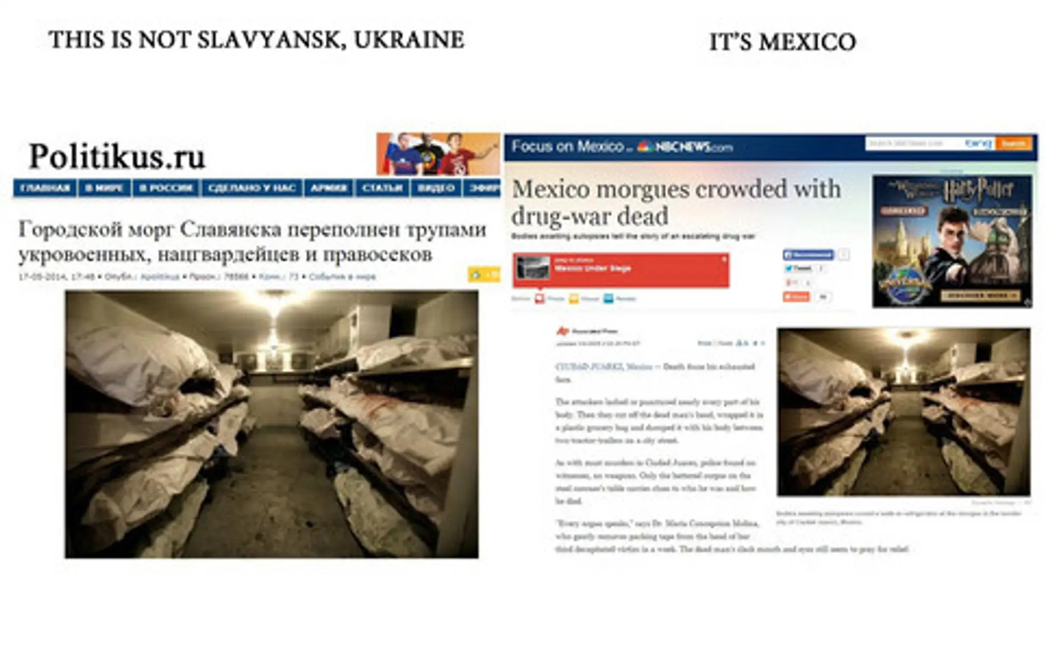 Fotka z Ukrajiny verzus pravda