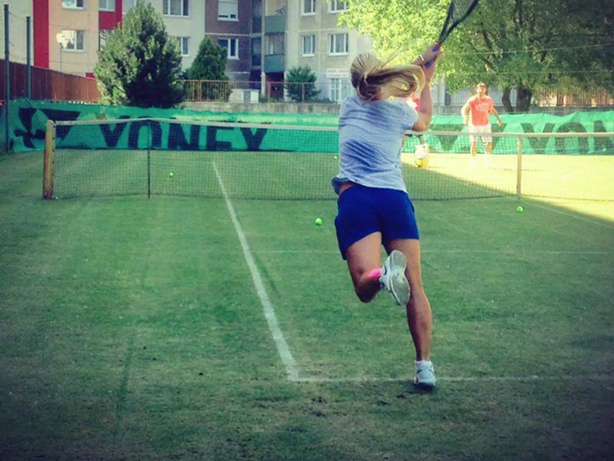Dominika Cibulková trénuje na Wimbledon v bratislavskej Petržalke.