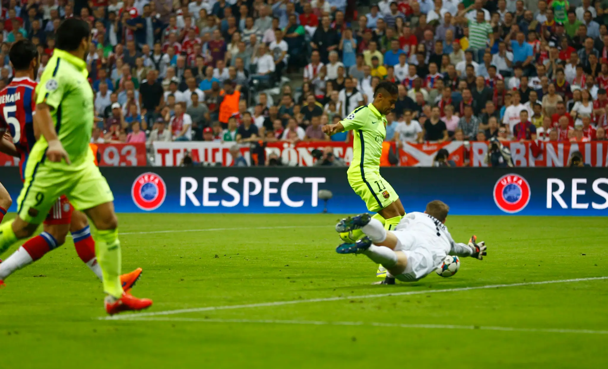 Neymar strieľa vyrovnávajúci gól