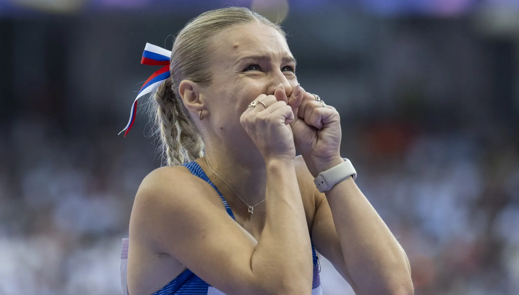 Sklamaná Viktória Forsterová.