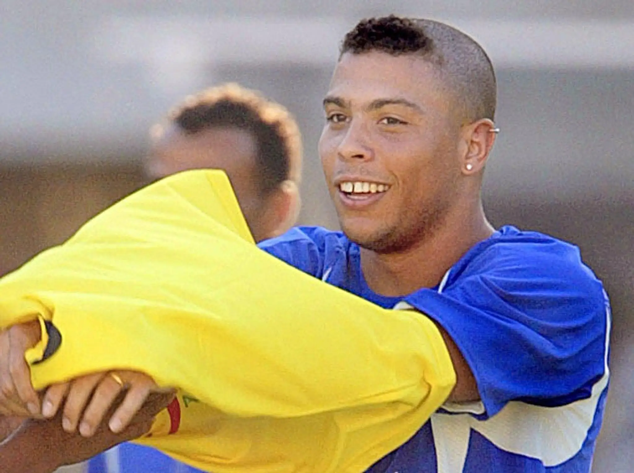 Brazílsky legendárny útočník Ronaldo počas MS 2002.