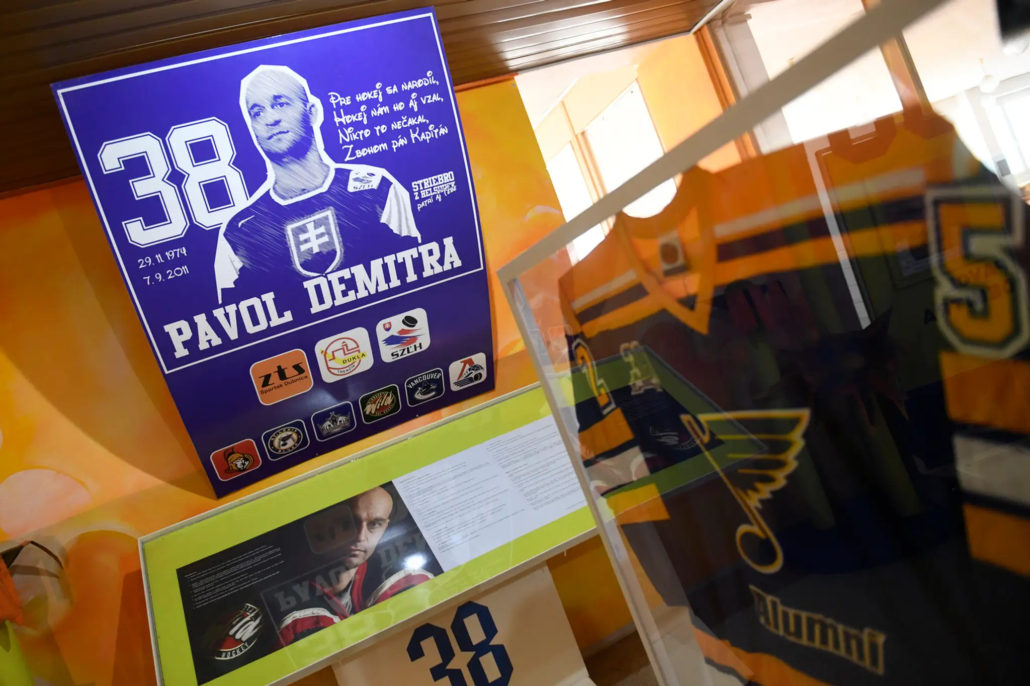 Výzdoba počas Dňa Pavla Demitru na Základnej škole v Dubnici nad Váhom.