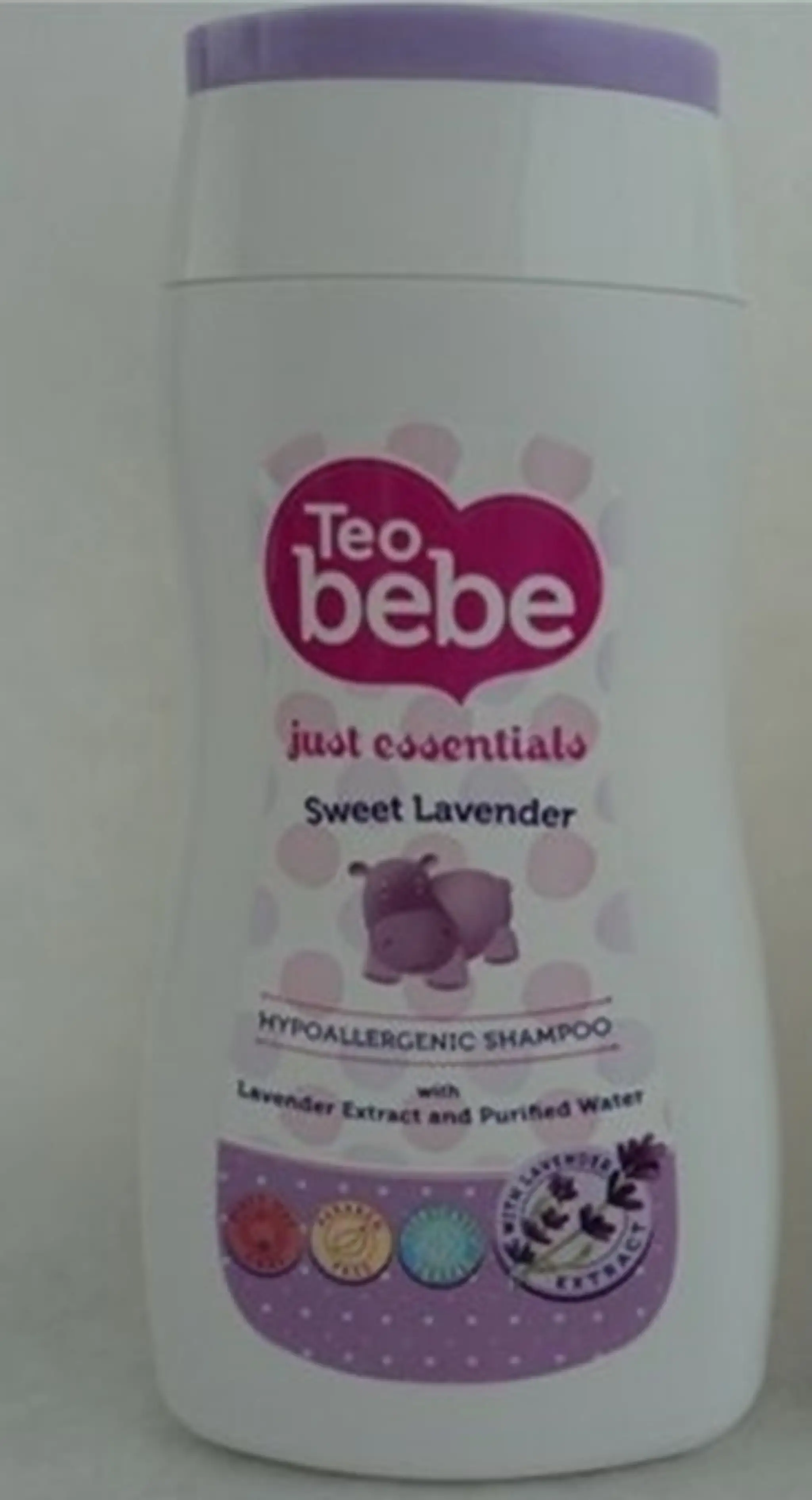 šampón Baby Shampoo Just Essentials Sweet Lavender