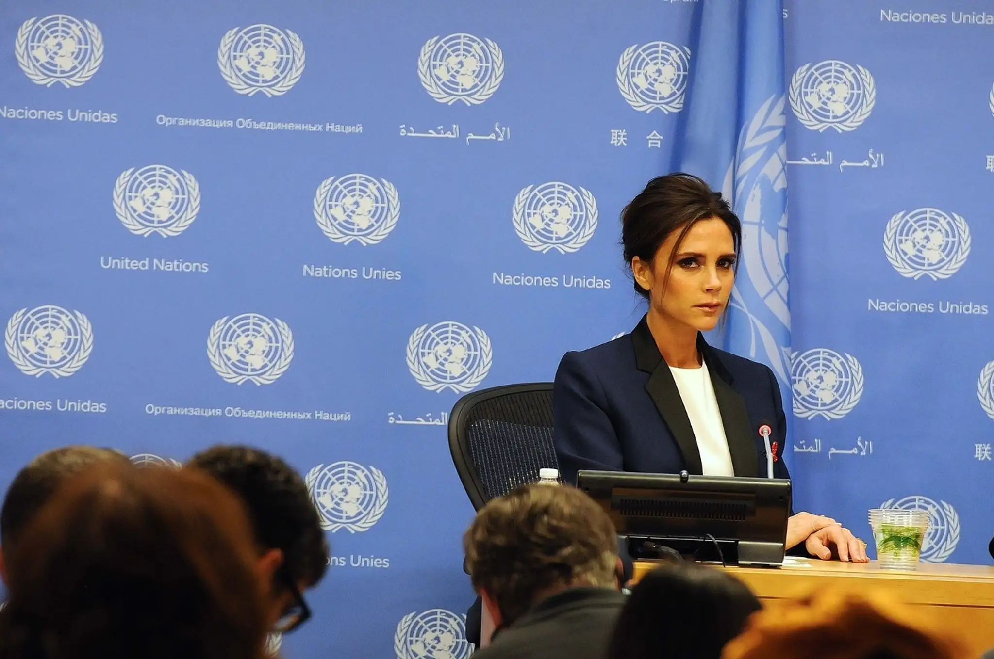 Victoria Beckham ako vyslankyňa dobrej vôle.