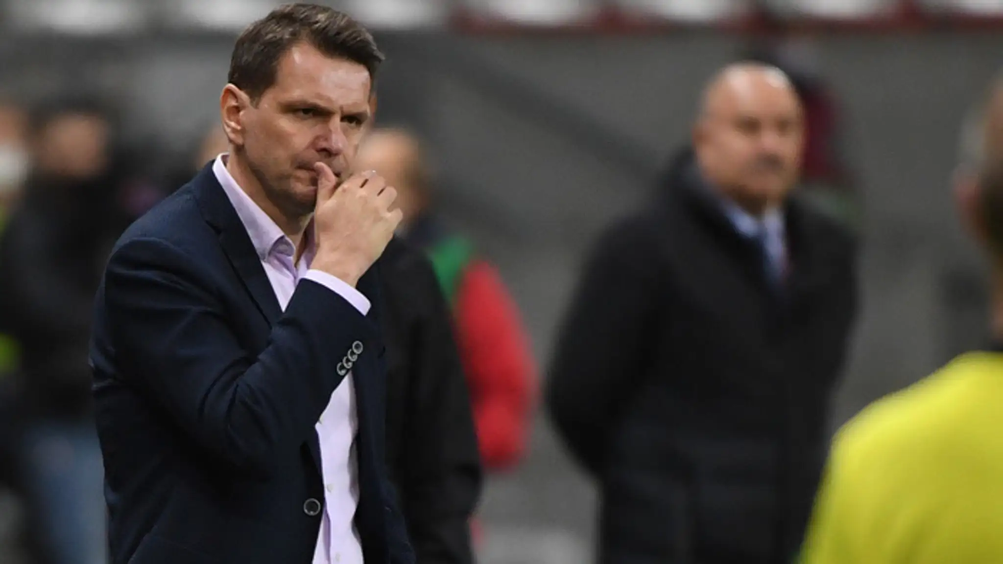 Tréner futbalovej reprezentácie Štefan Tarkovič.