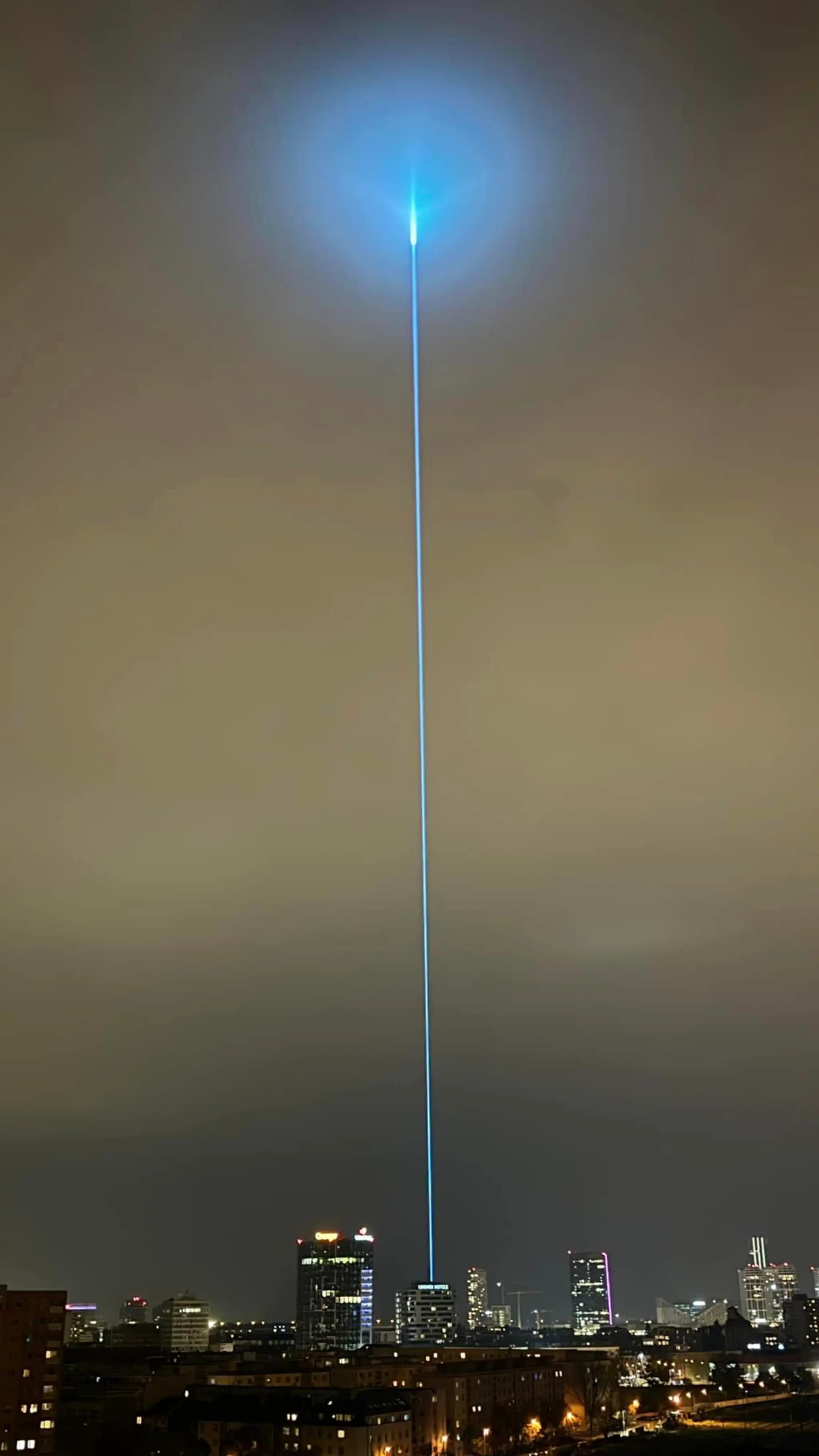 Bratislavský hrad laser