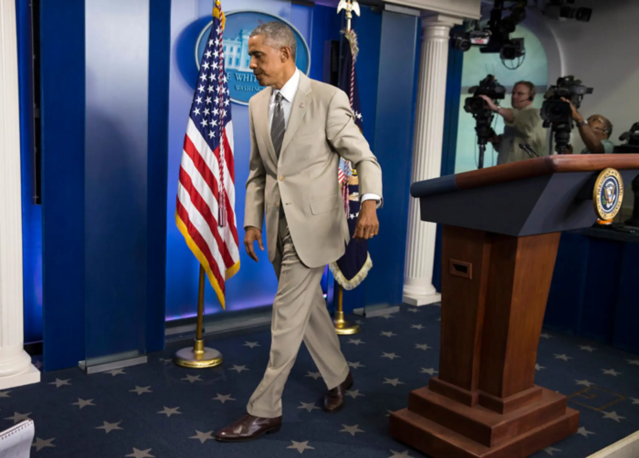 Obama v novom obleku