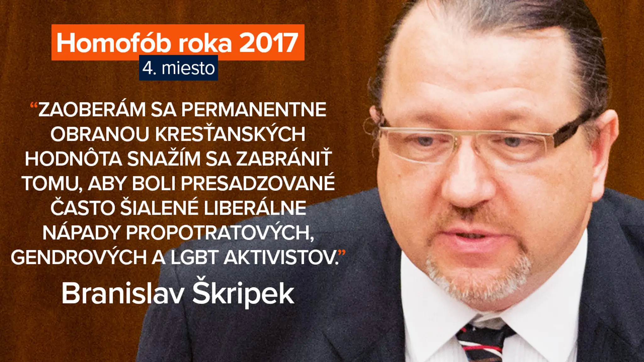 Branislav Škripek - citát.