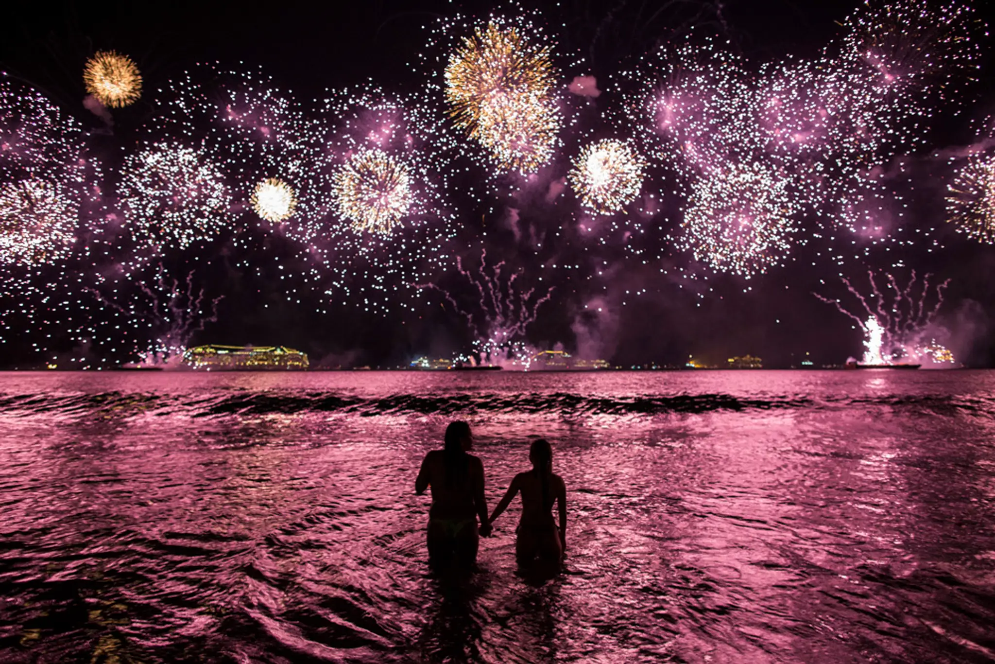 Silvester a Nový rok v Rio de Janeiro.