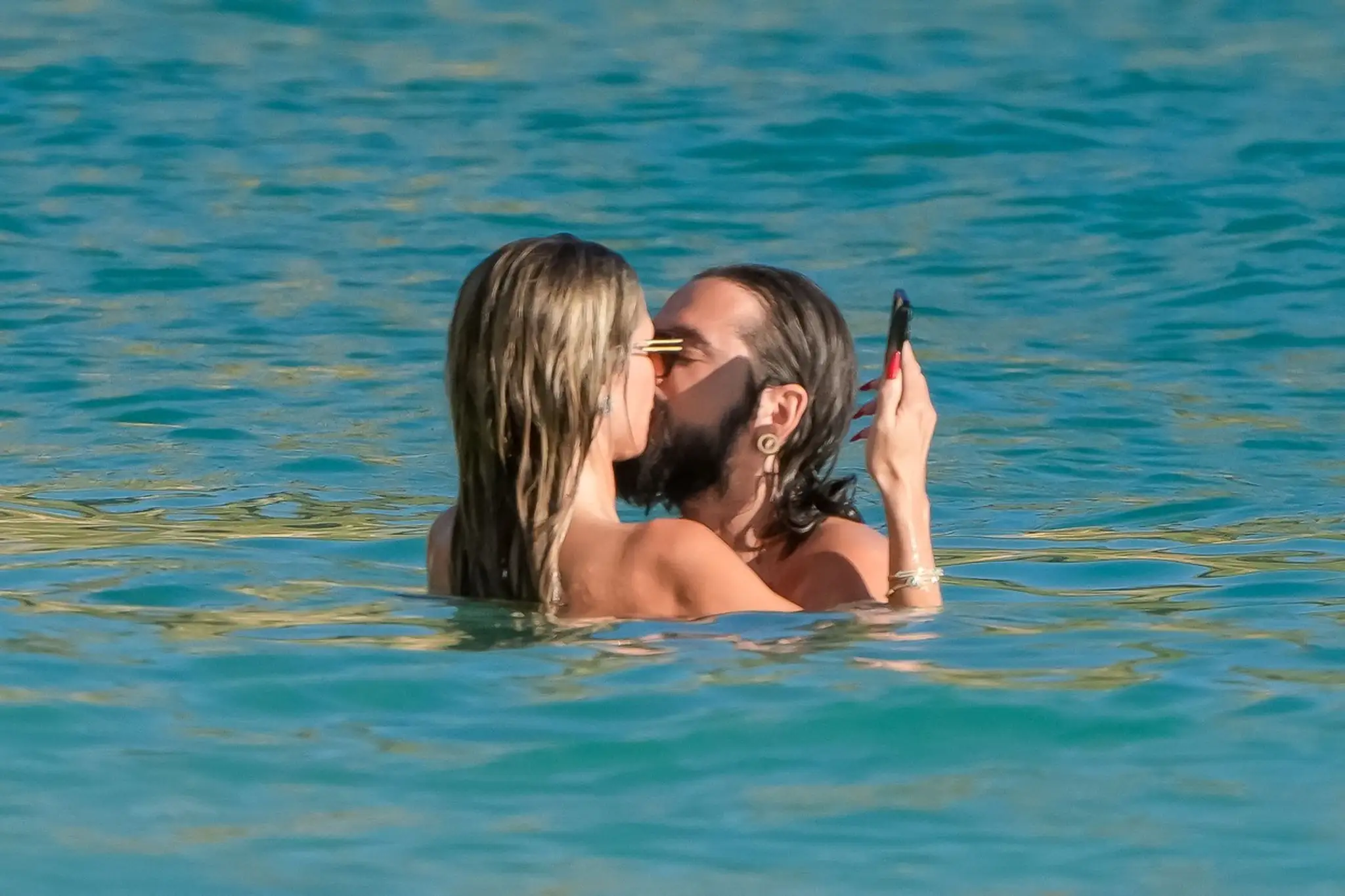 Heidi Klum hore bez na dovolenke
