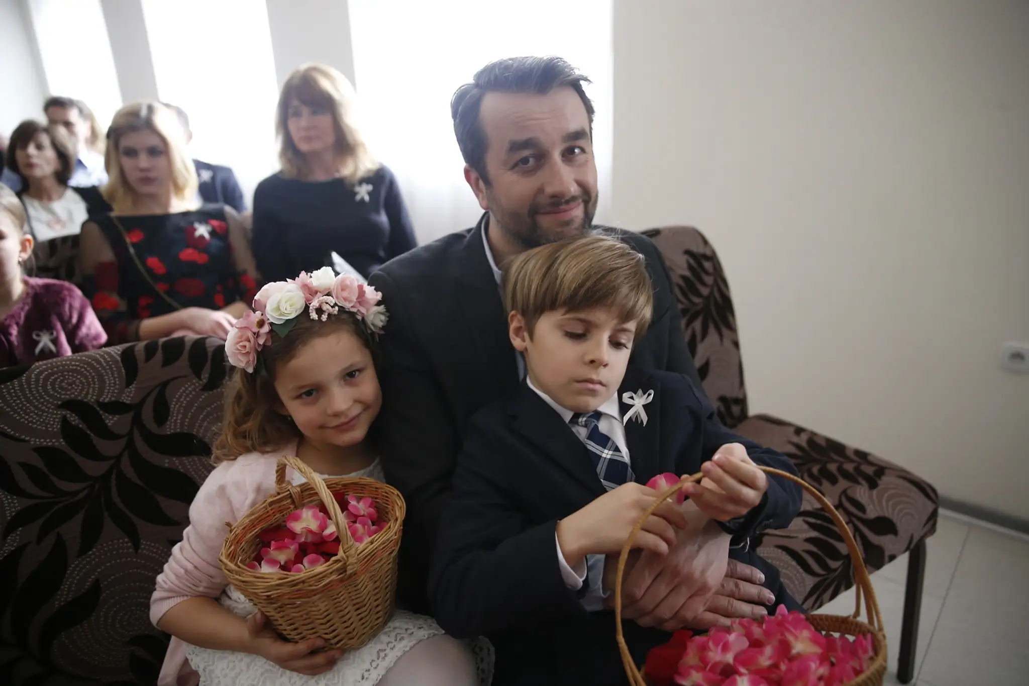 Vlado Kobielsky s Izabelkou Gavorníkovou a Maroškom Baňasom