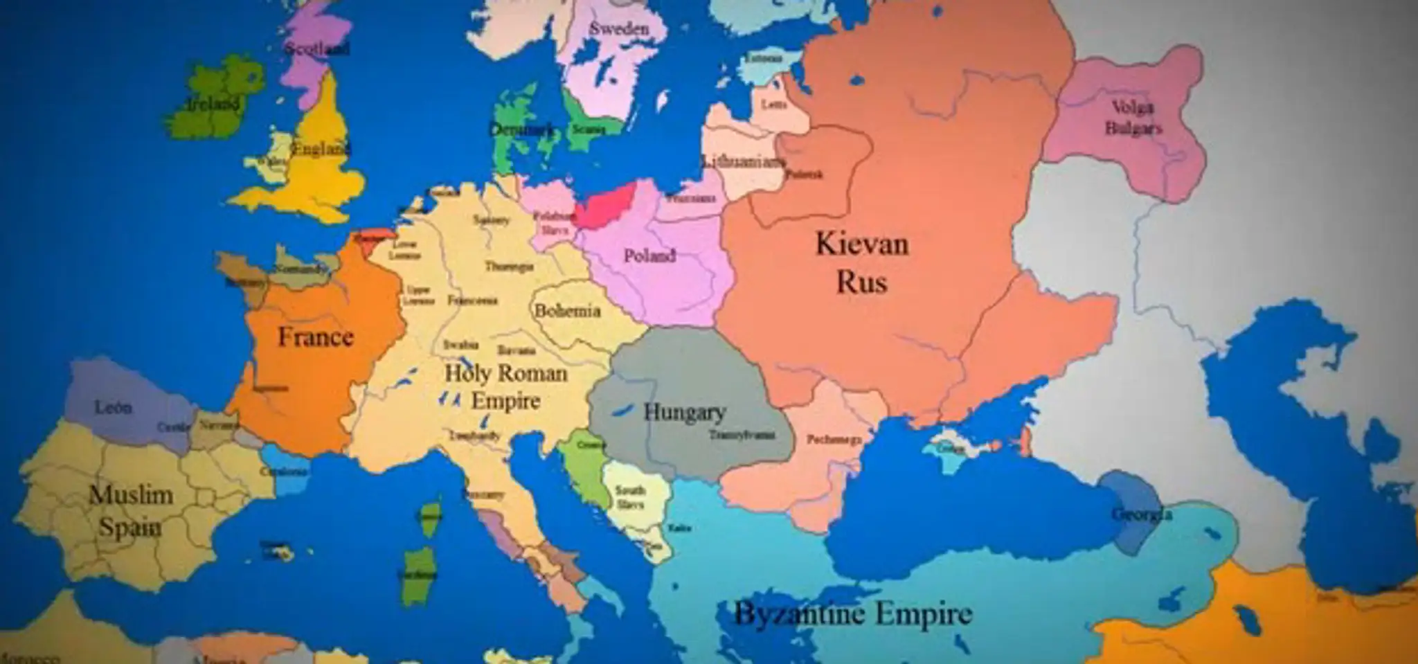 Historická mapa Európy