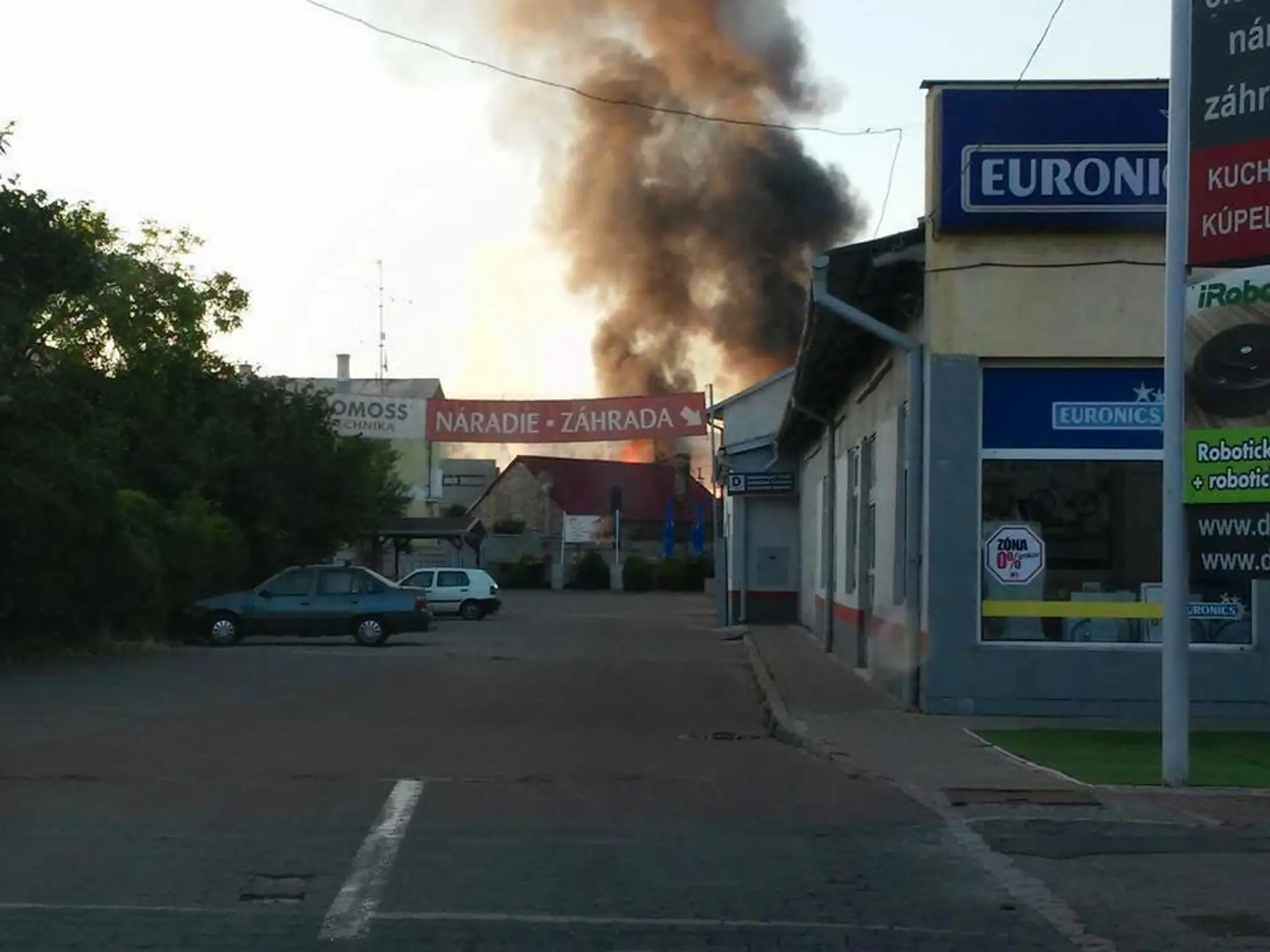 Požiar v Piešťanoch