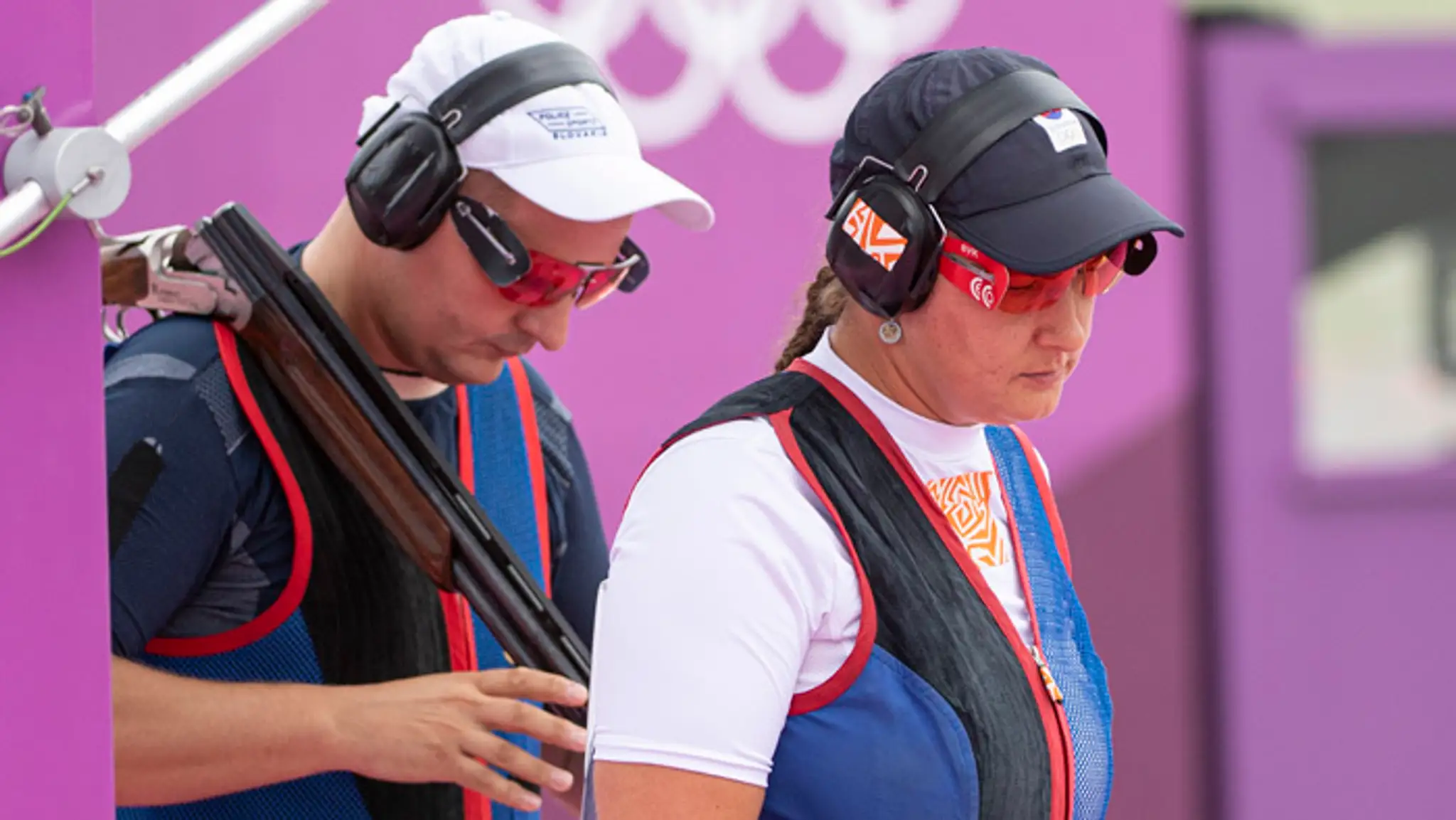 Jana Špotáková a Marián Kovačócy na OH v Tokiu.