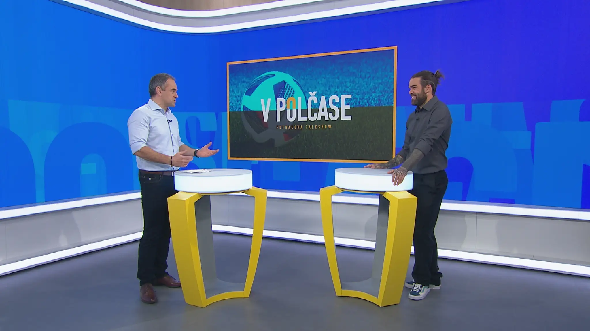 Hosťom v Talkshow V polčase bol Filip Šebo.