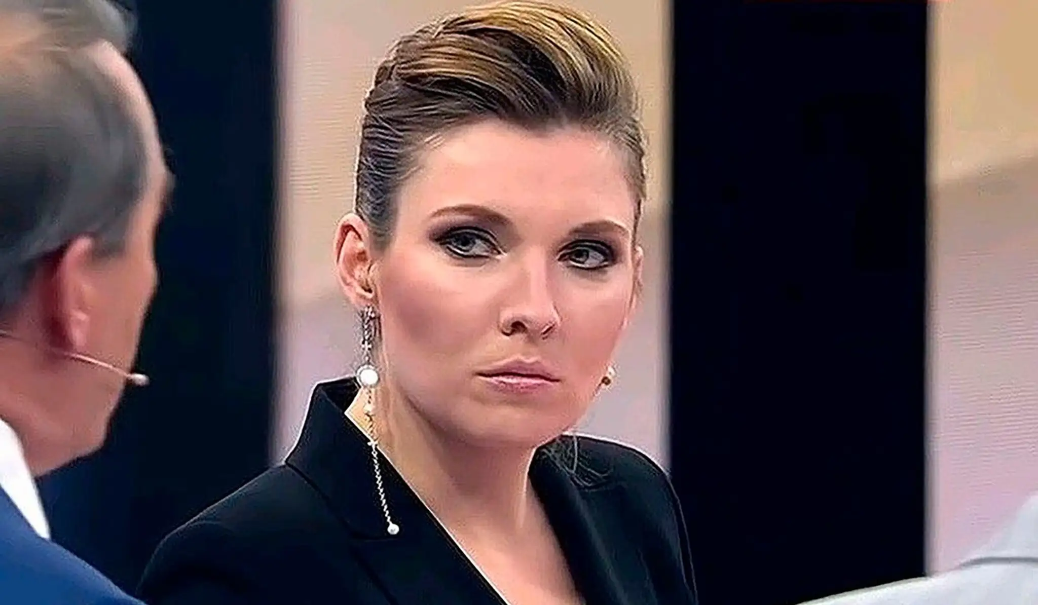 Olga Skabajevová, moderátorka ruskej televízie Kanal 1.