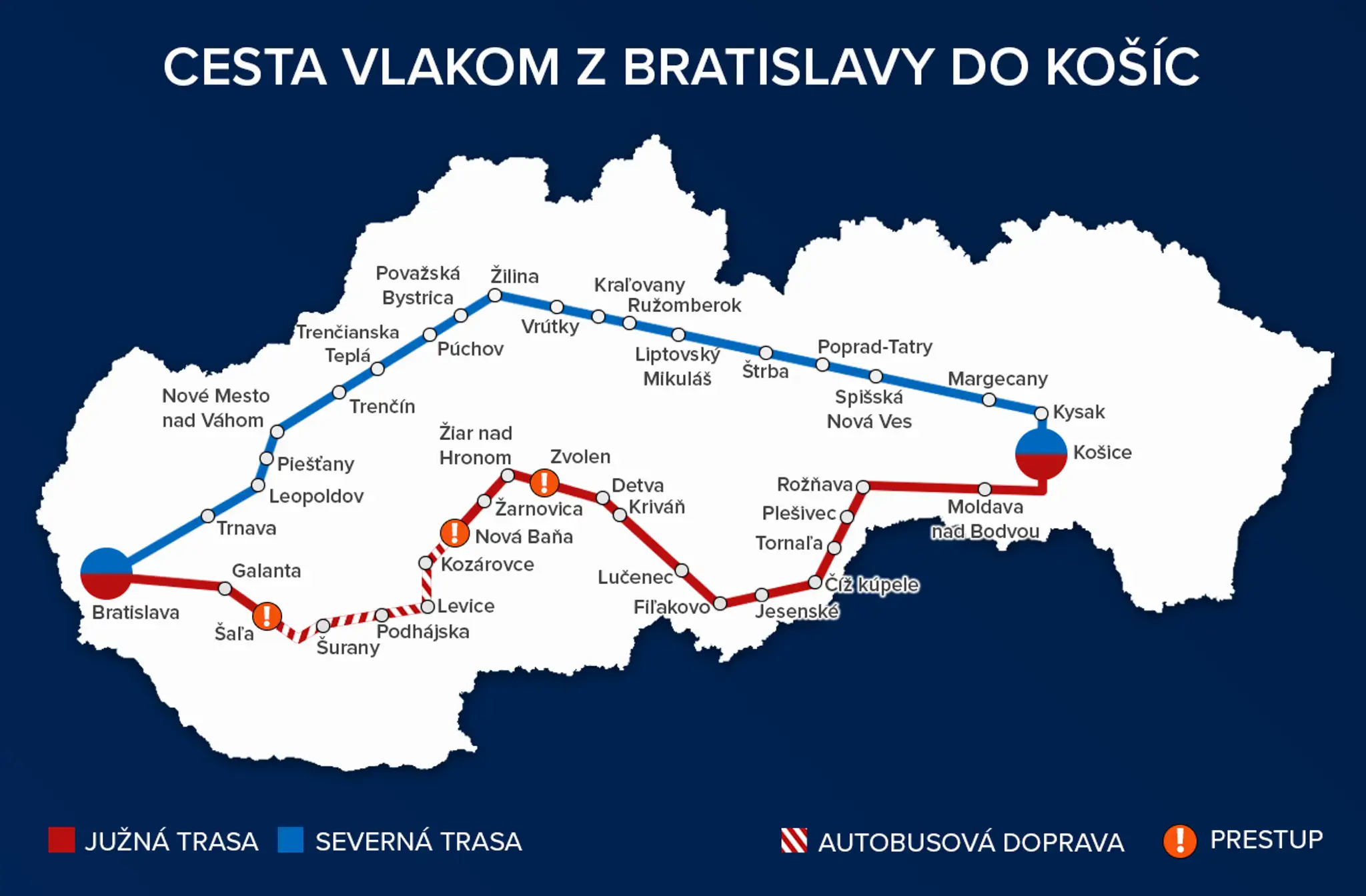 Mapa trasy.