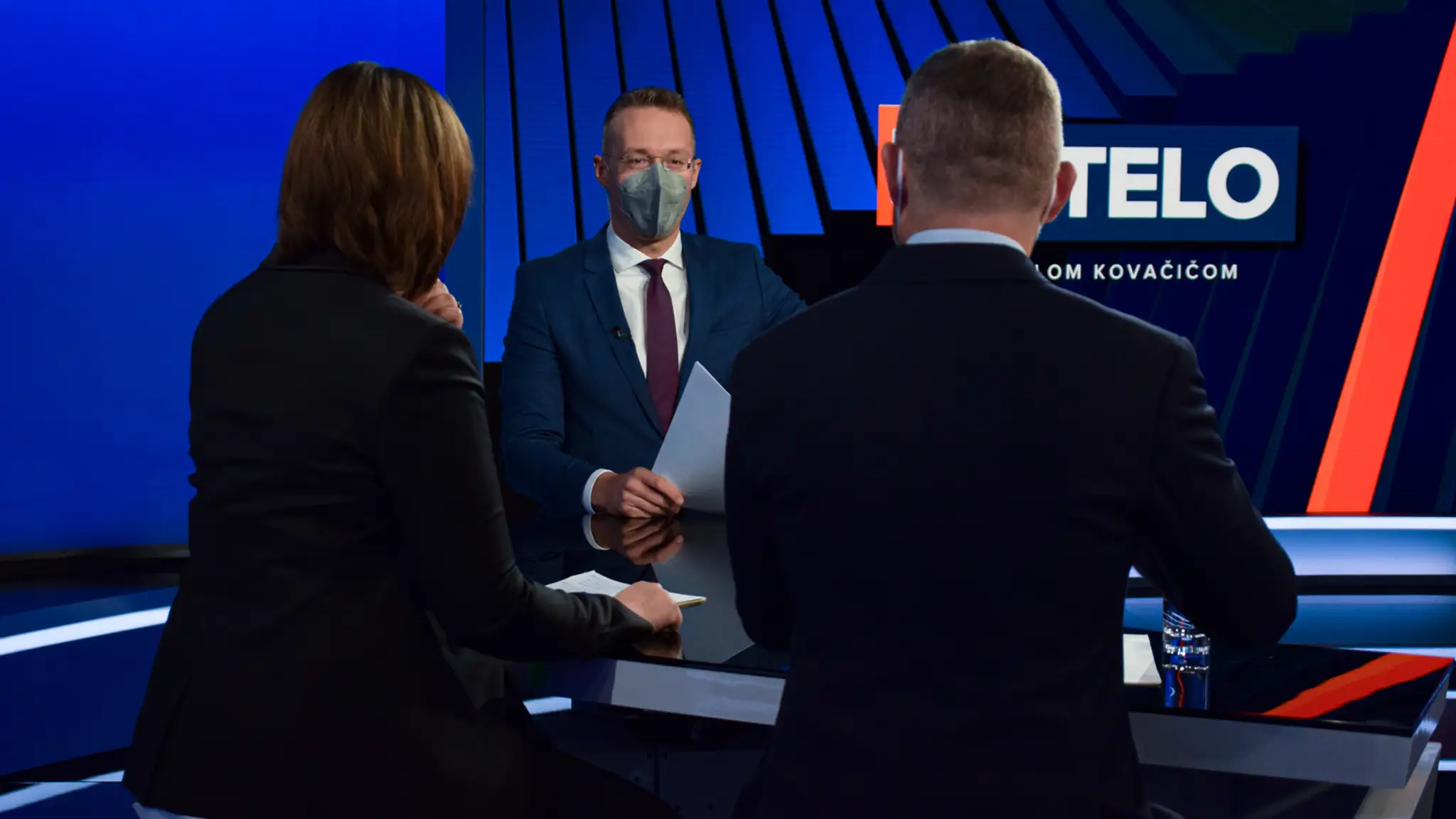 Peter Pellegrini a Veronika Remišová v Na telo.
