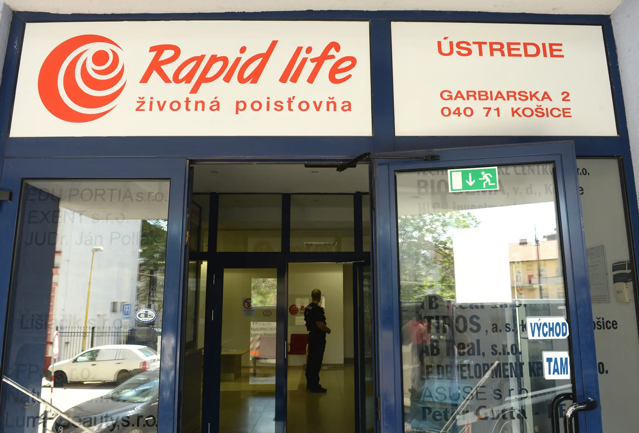 Sídlo košickej poisťovne Rapid Life.