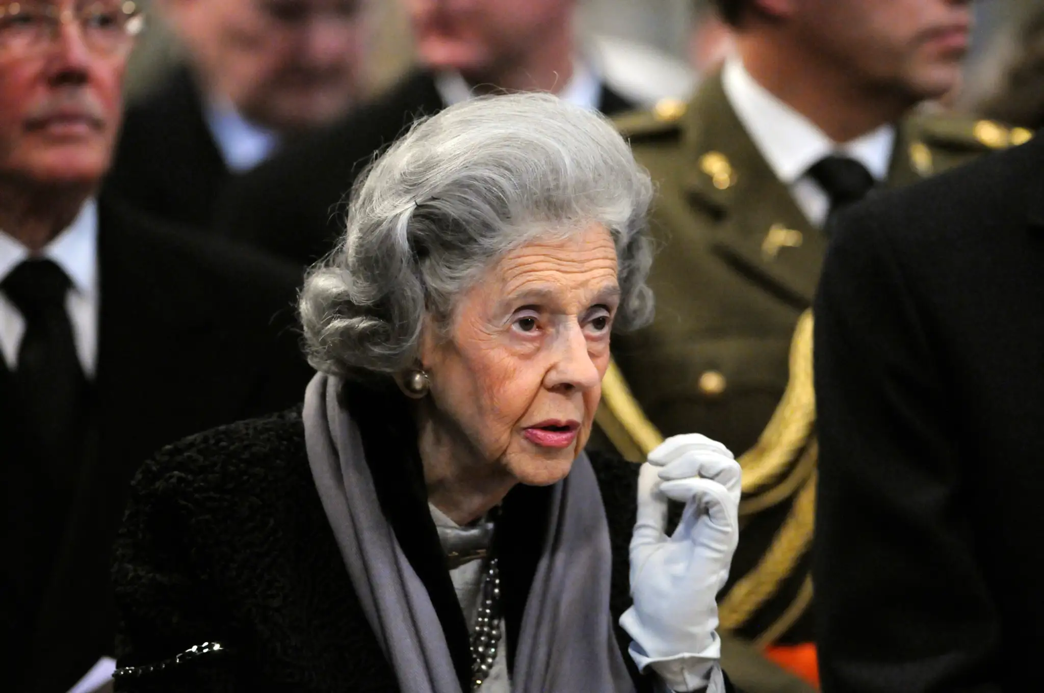 Kráľovná Fabiola na archívnej snímke