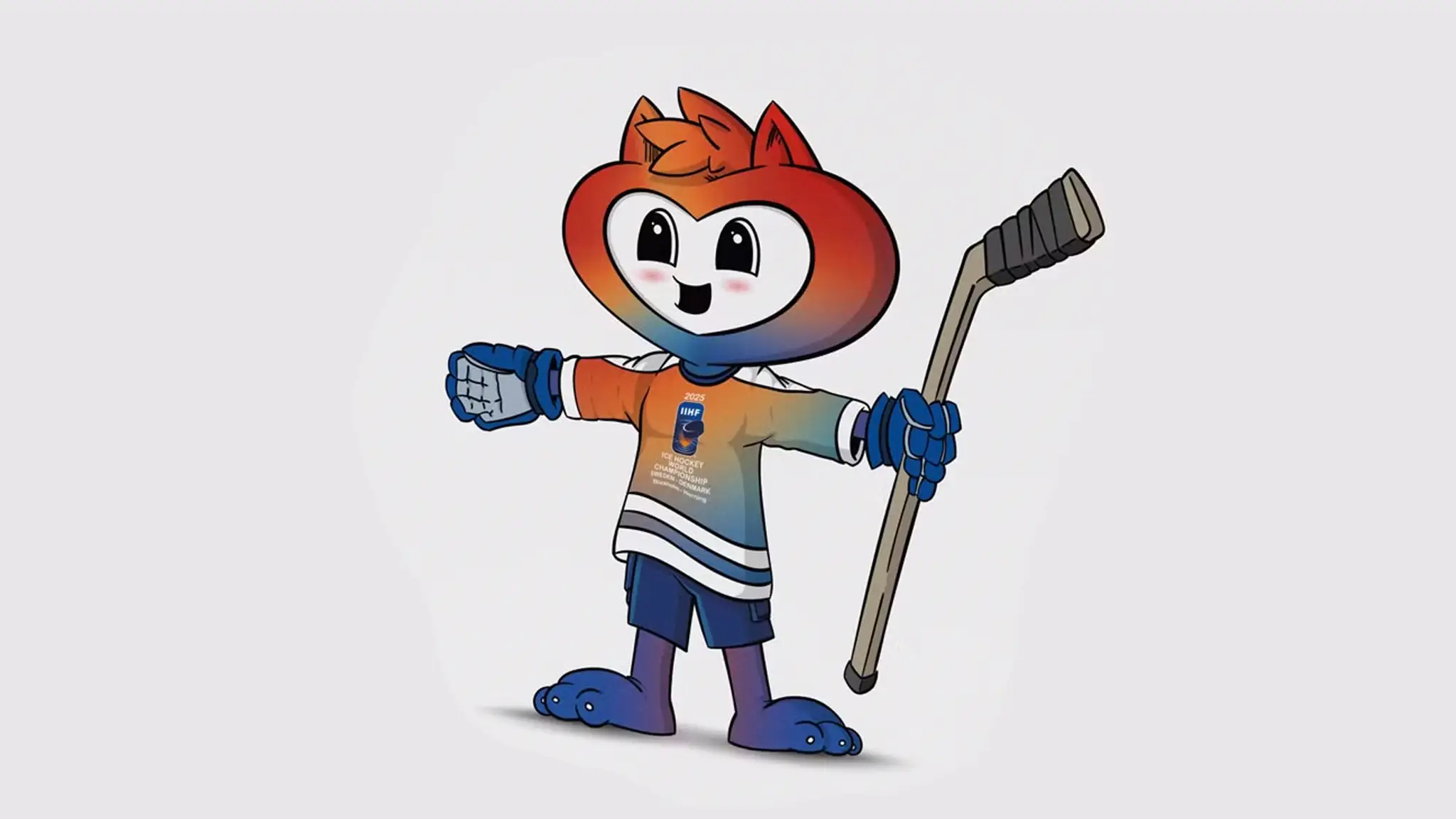 Maskot MS v hokeji 2025.