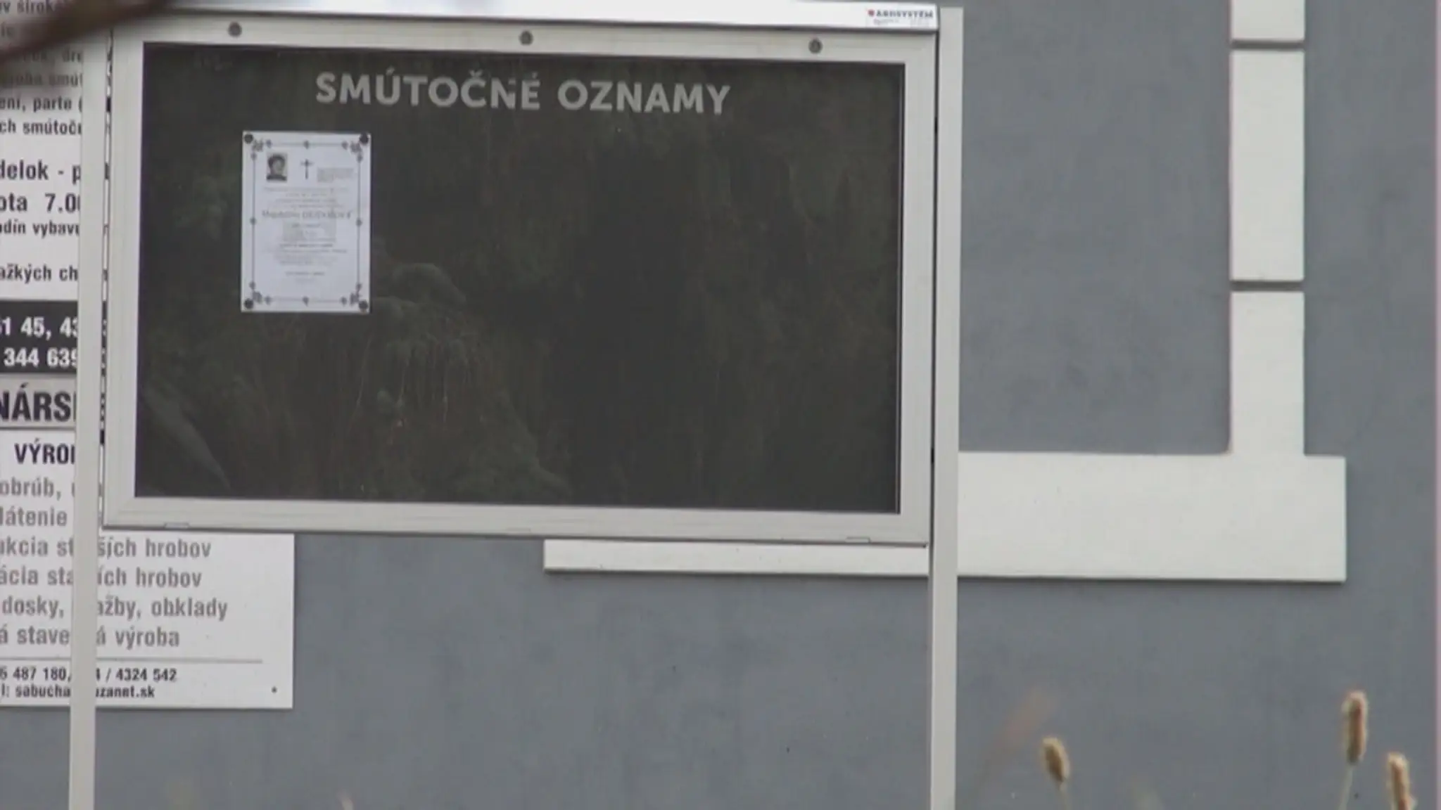 Smútočný oznam