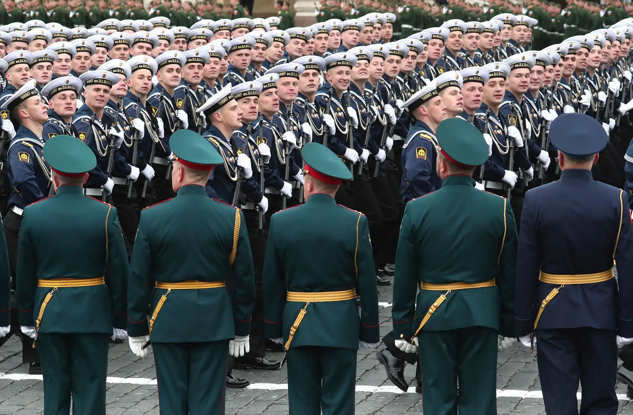 Vojenská prehliadka v Moskve.