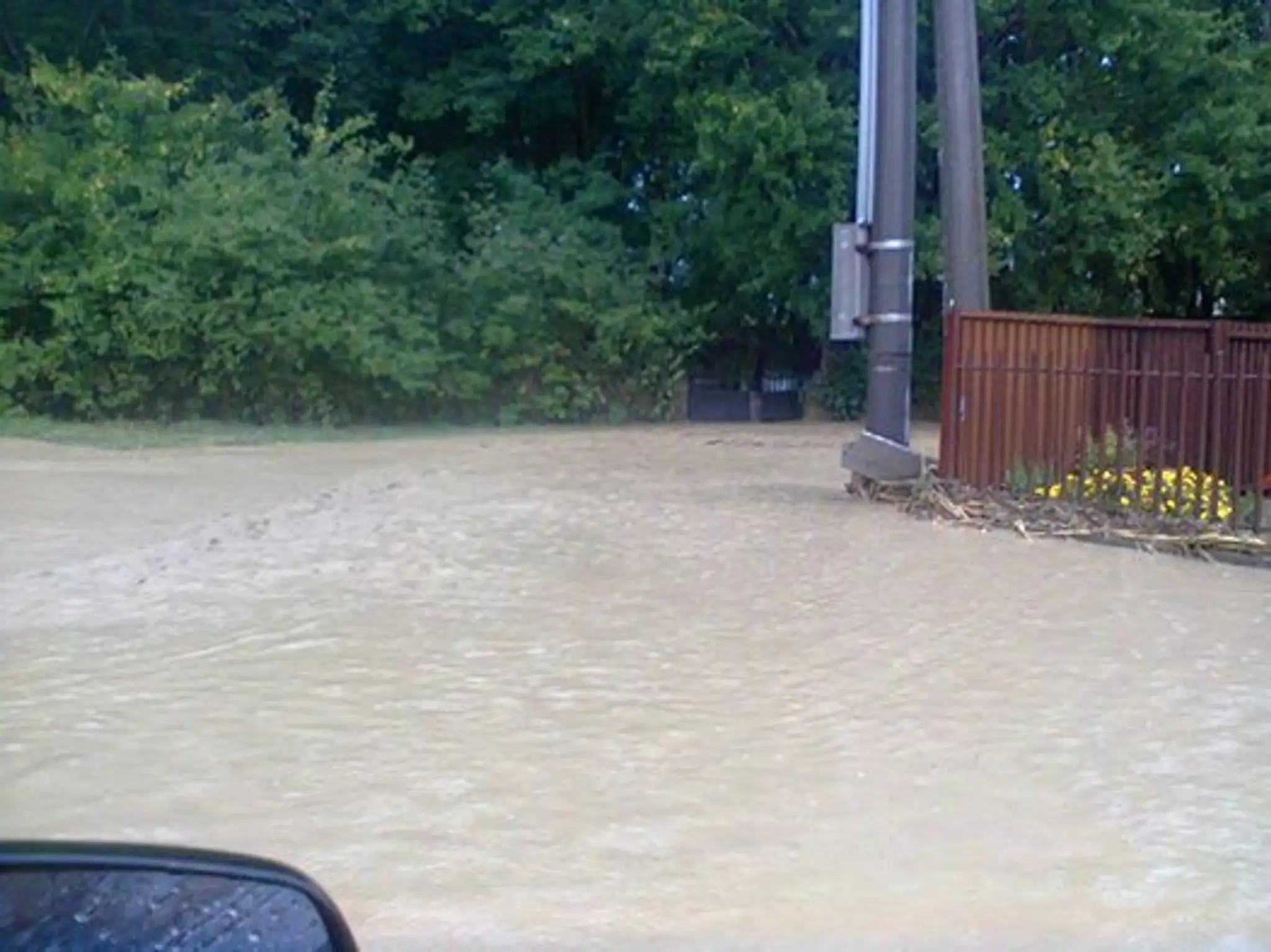Záplavy v Zborove, okres Bardejov.