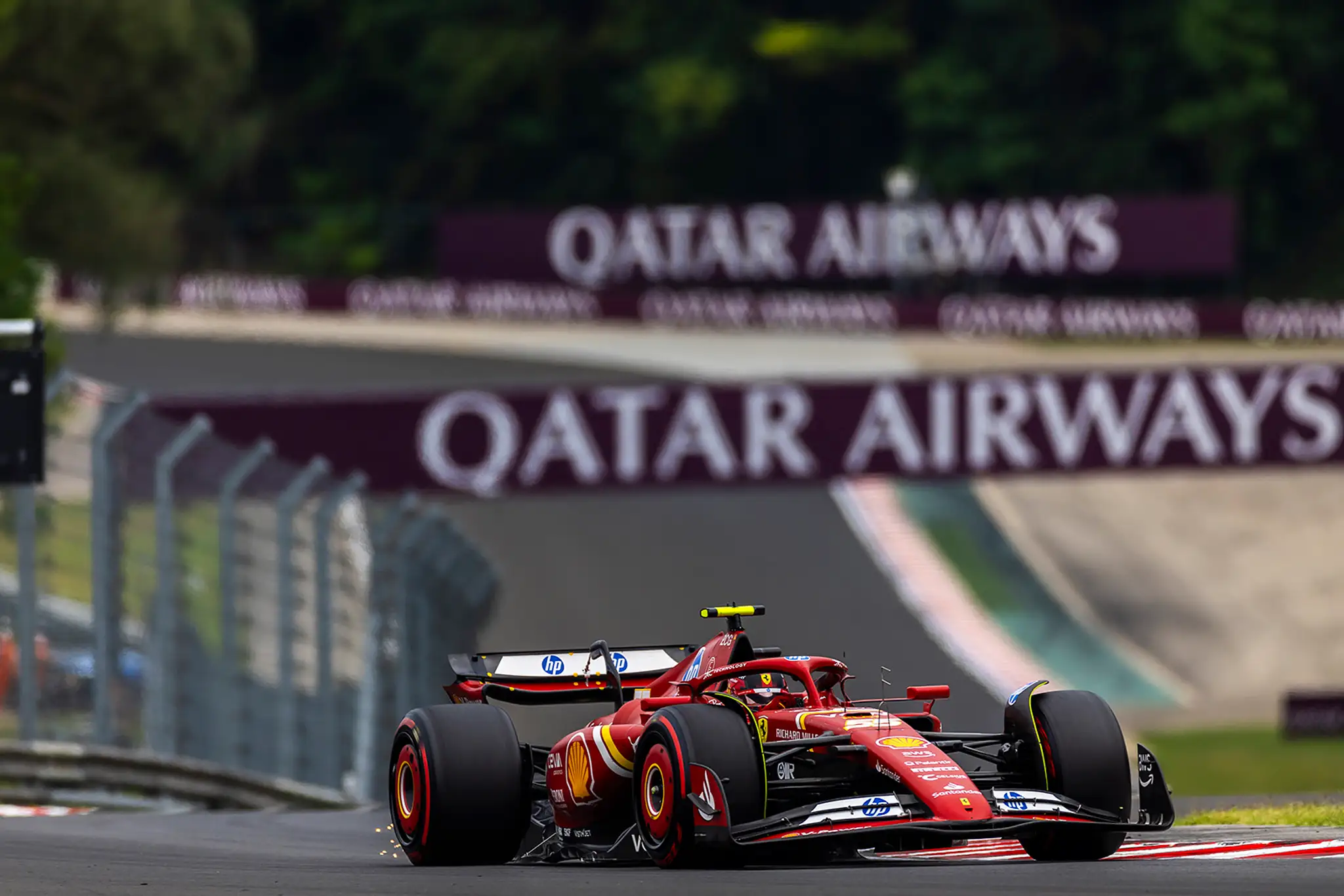 Carlos Sainz na Ferrari.