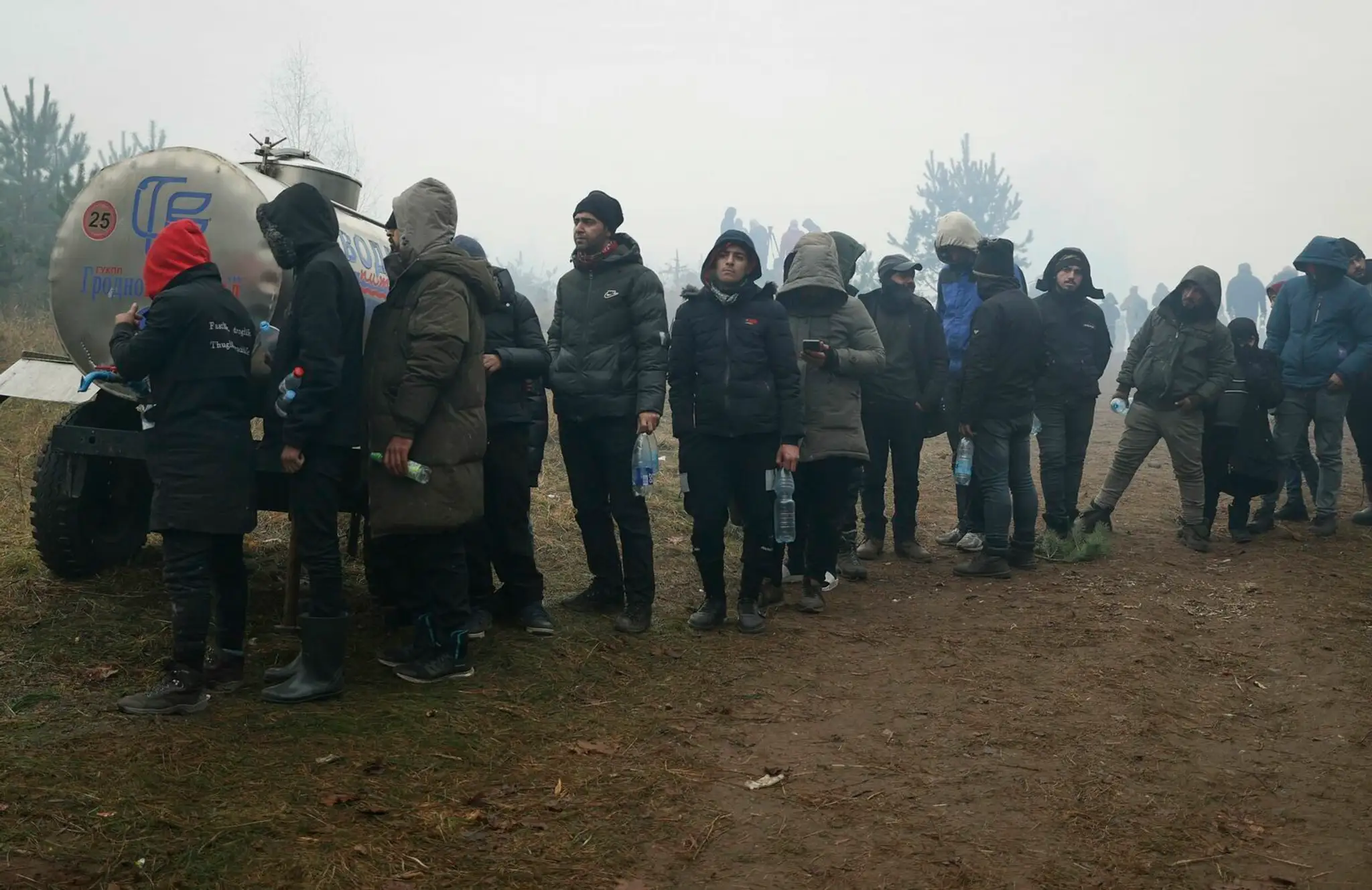 Migranti na poľsko-bieloruskej hranici
