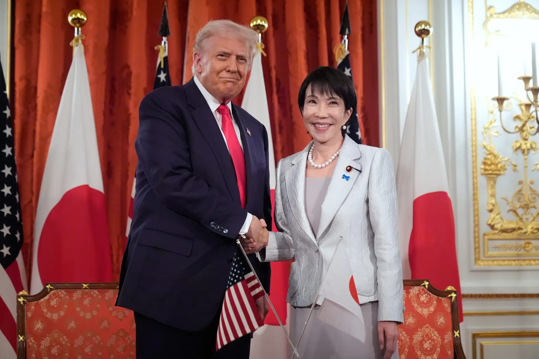 Takaičiová sa stretla s Trumpom
