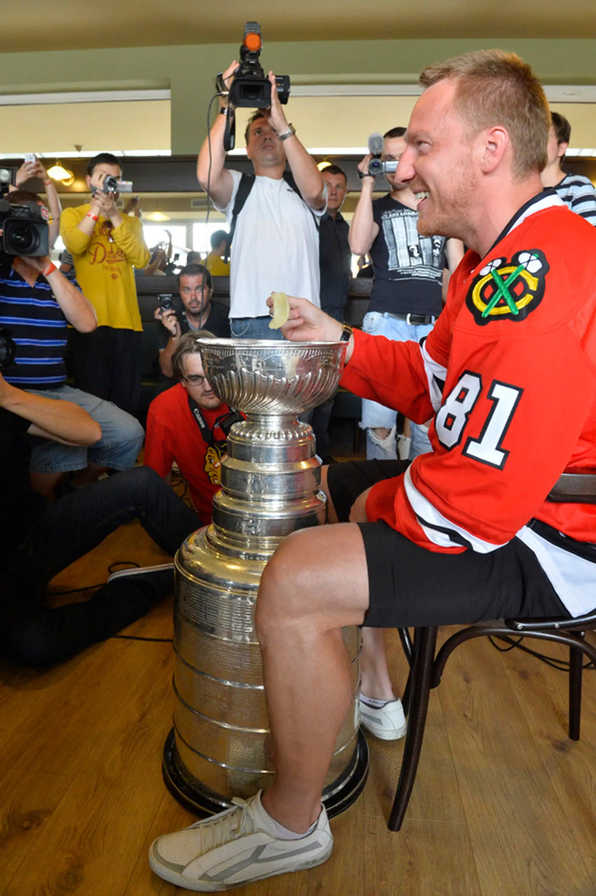 Marián Hossa so Stanley Cupom