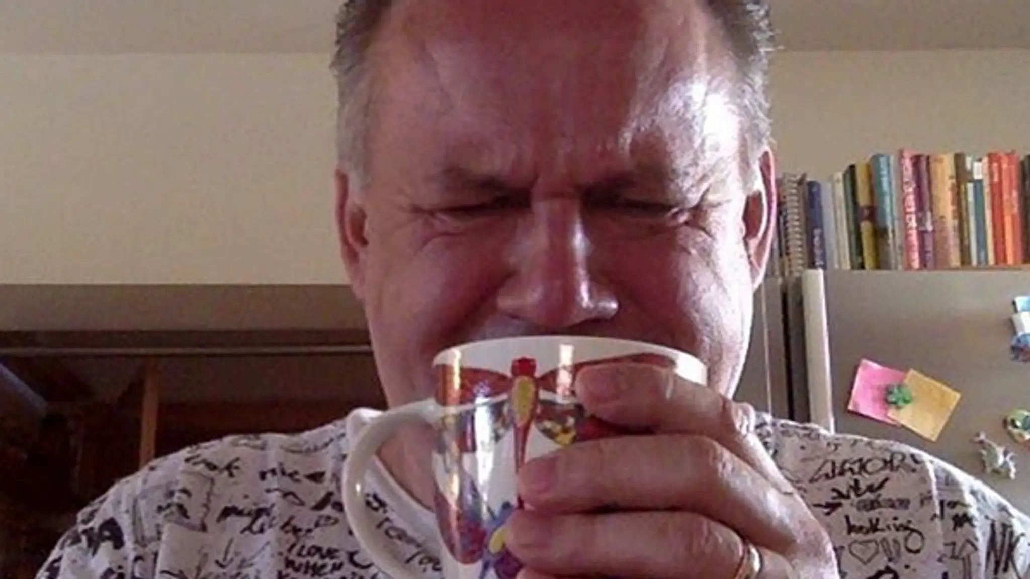 Andrej Kiska a jeho prvoaprílový čaj. 