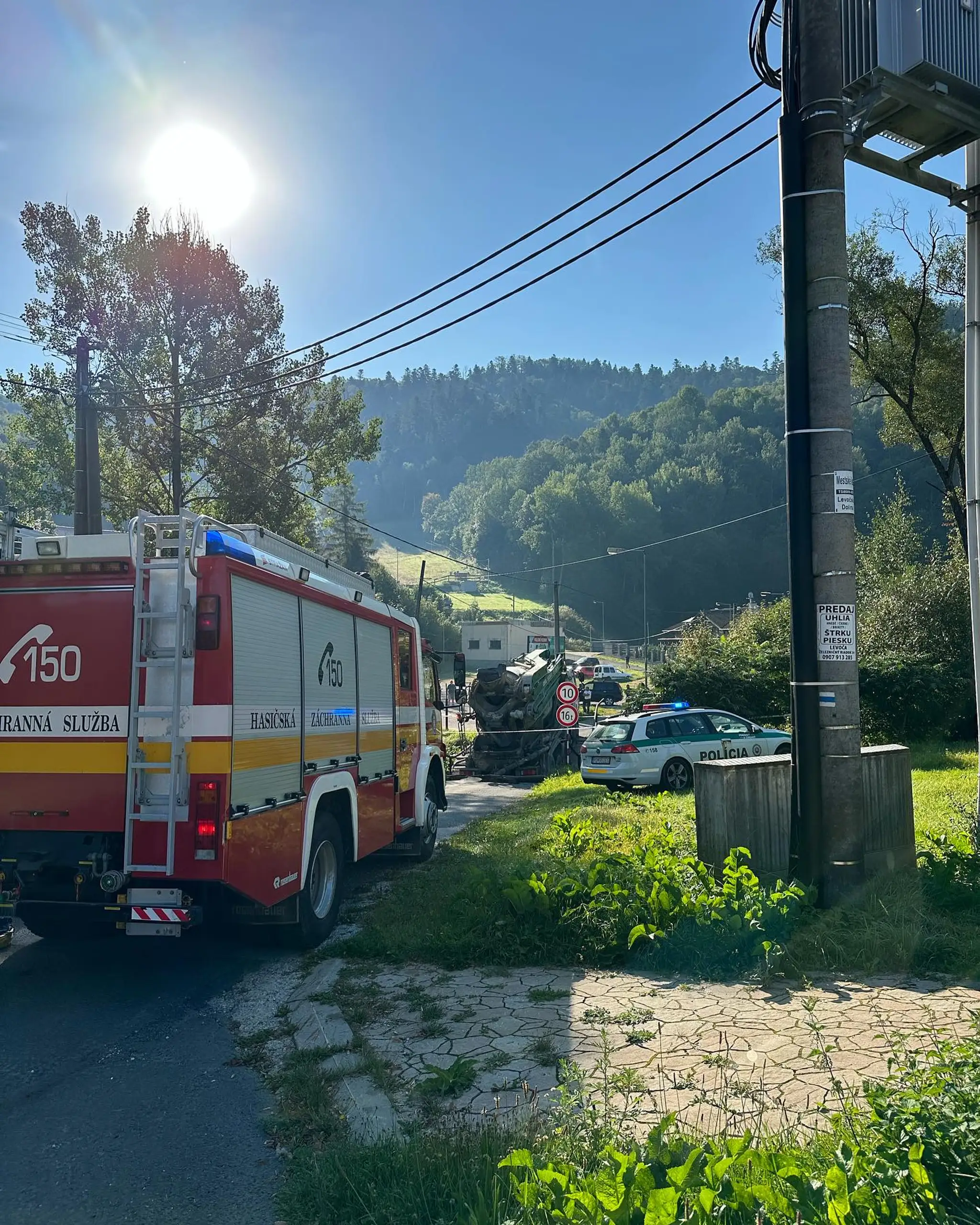 Pri vstupe do Levočskej doliny je poškodený most