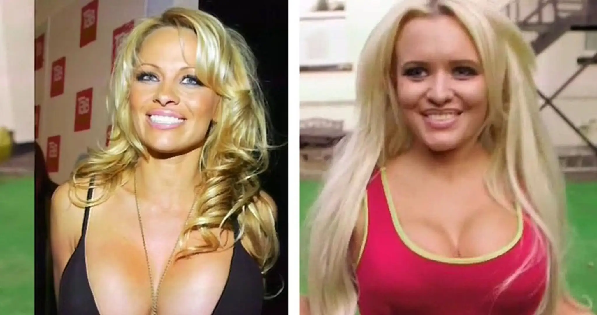 Pamela Anderson vs. Scouse Pammie.