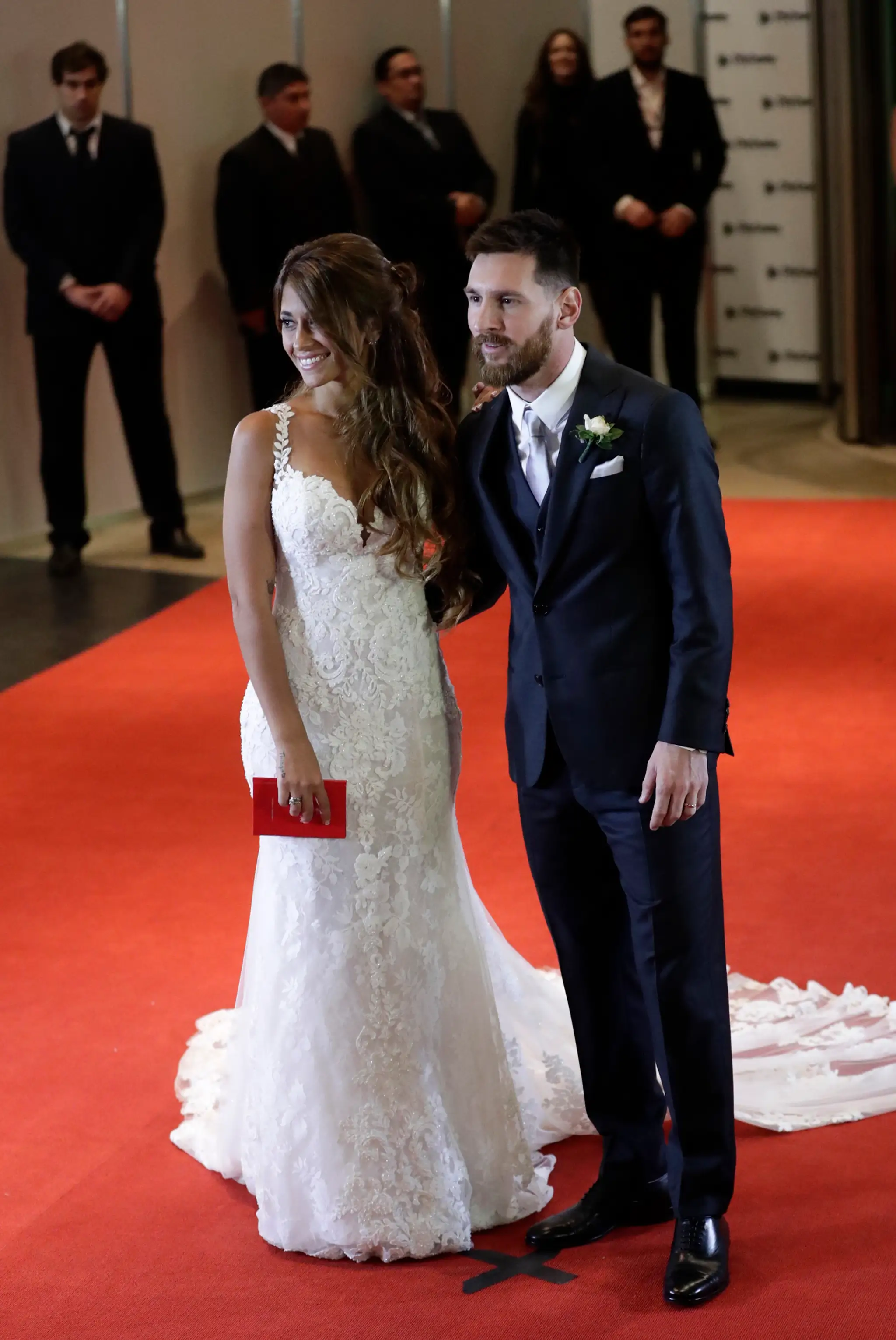 Messi s manželkou