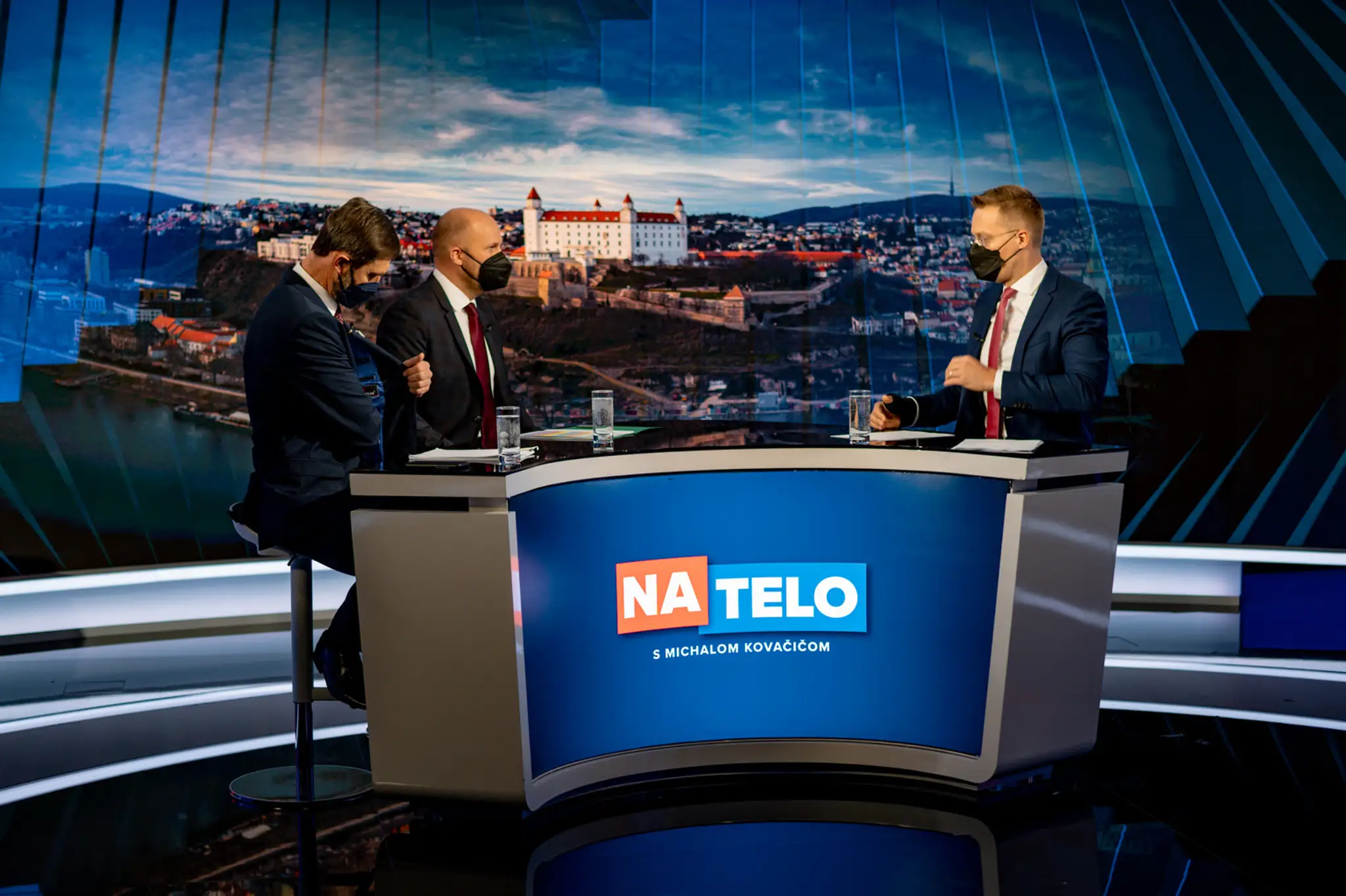 Na telo s Jurajom Blanárom a Jaroslavom Naďom.
