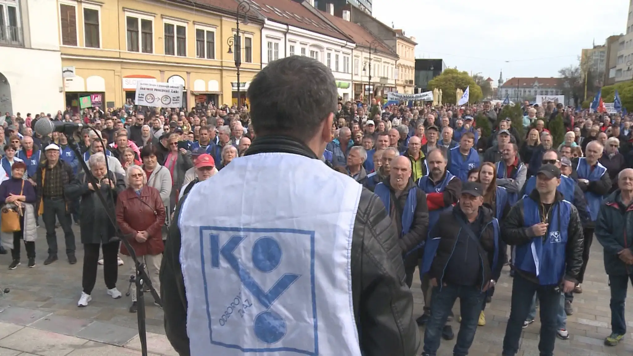 Protest v Košiciach.
