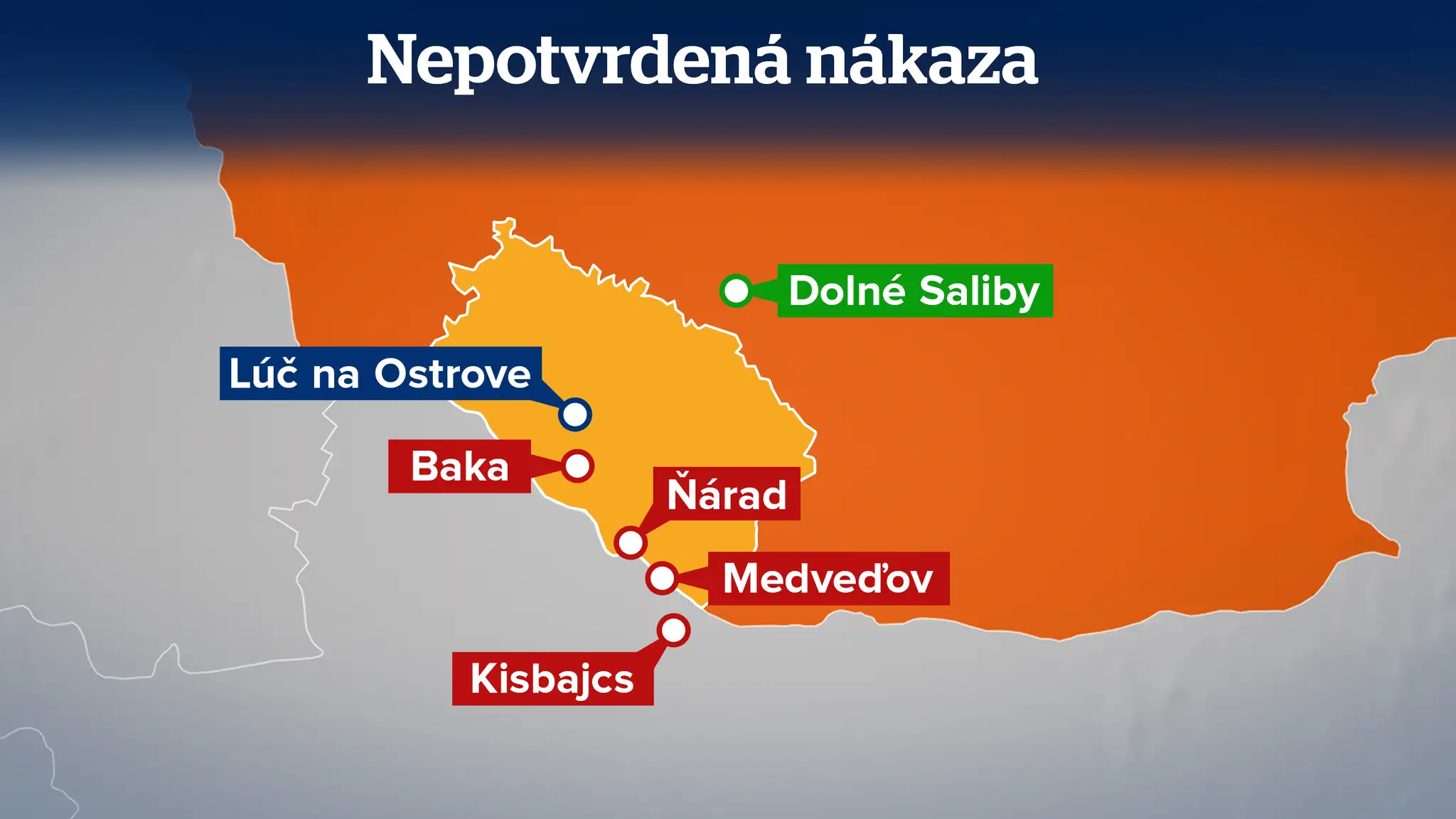 Slintačka - mapa