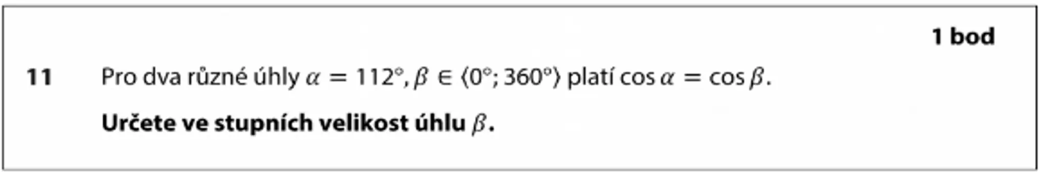Matematická úloha.