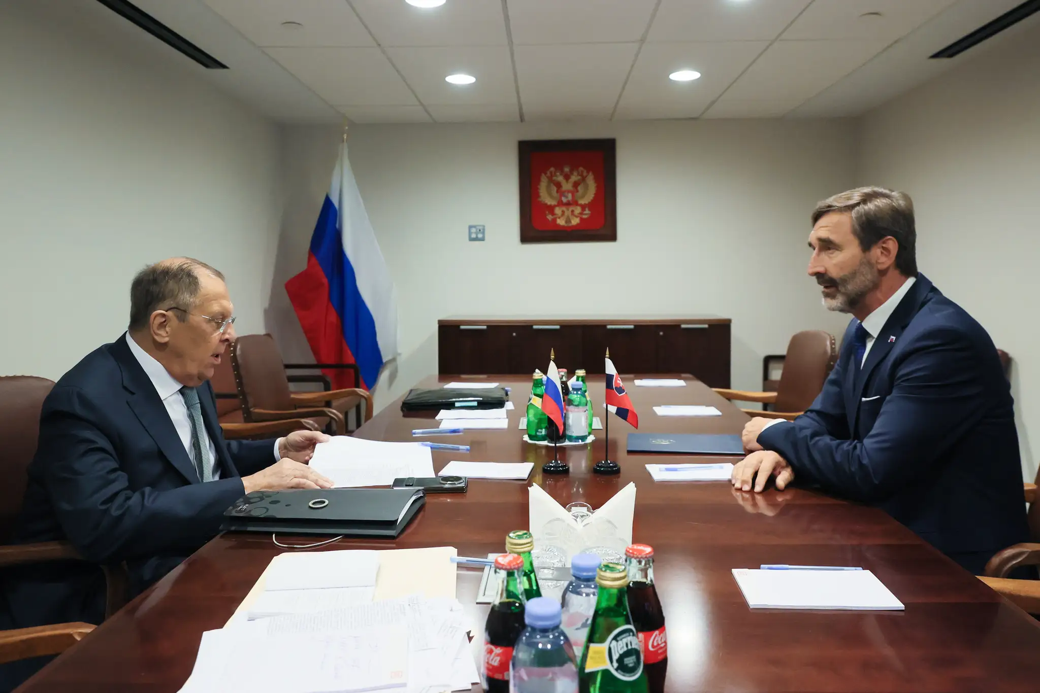 Juraj Blanár a Sergej Lavrov