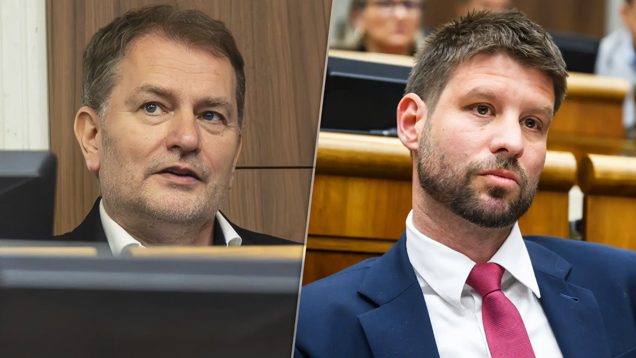 Igor Matovič a Michal Šimečka