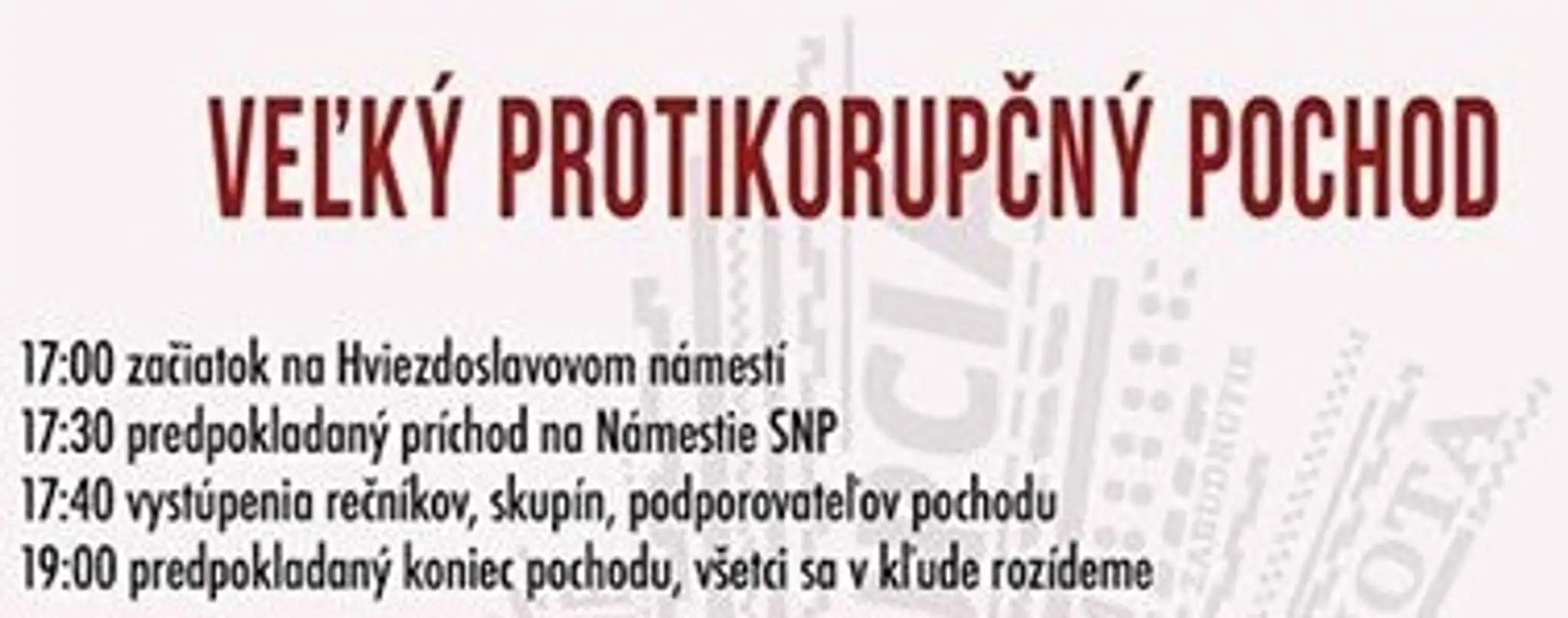 Program pochodu