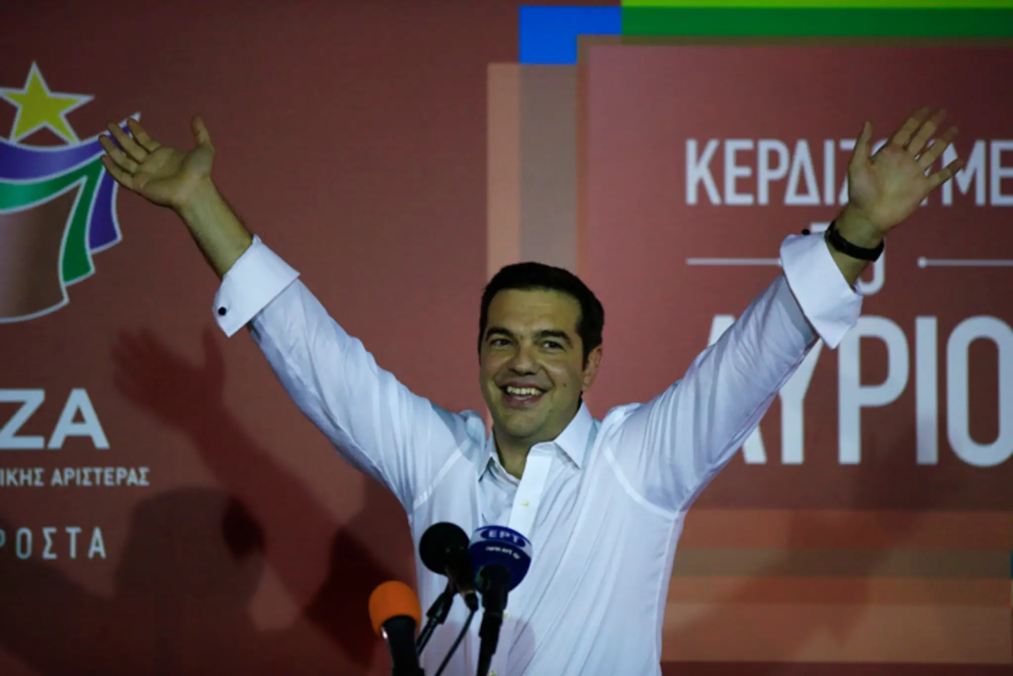Líder strany Syriza Alexis Tsipras.