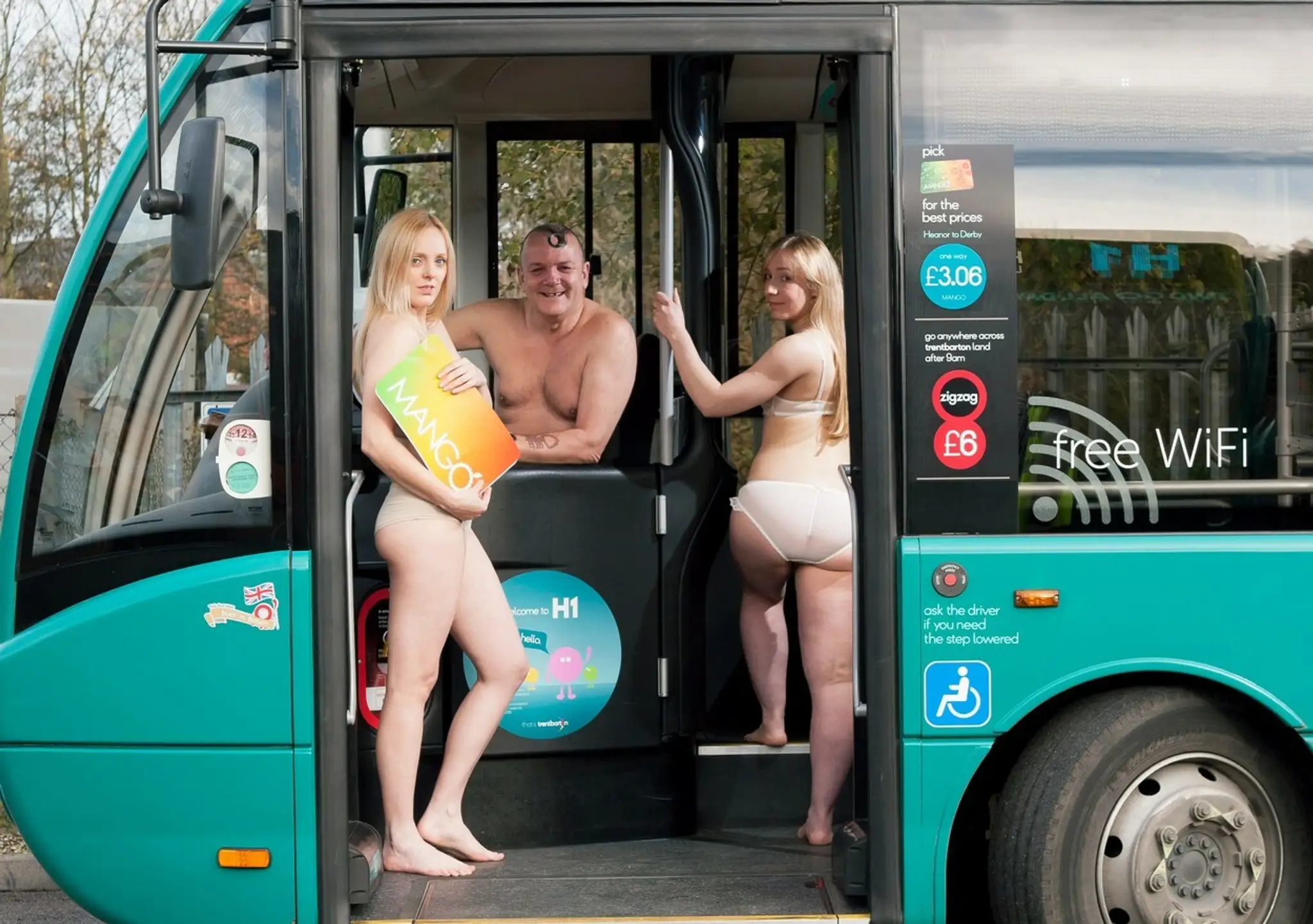 Charitatívny kalendár vodičov autobusov.