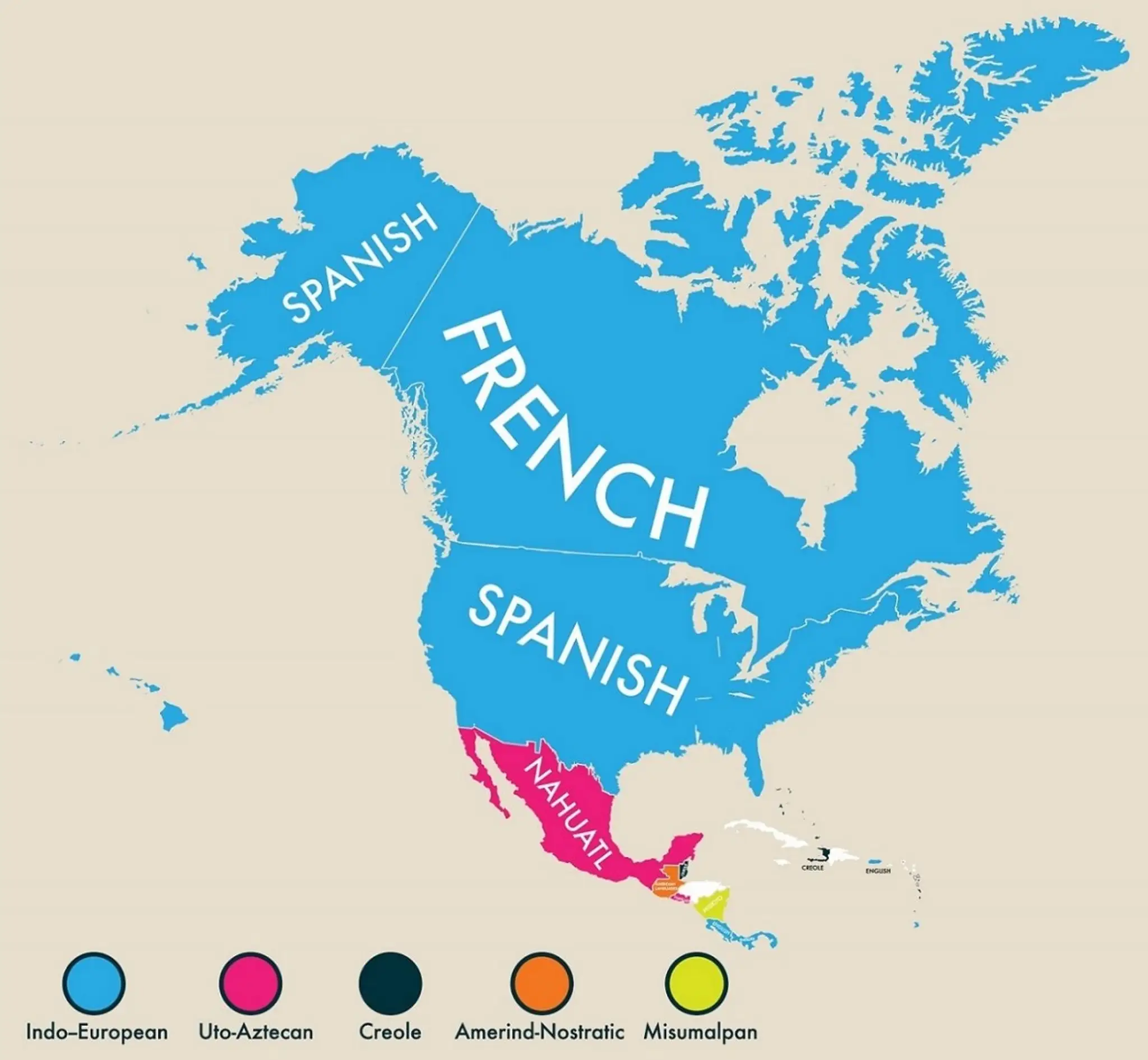 Druhé najpoužívanejšie jazyky v Severnej Amerike